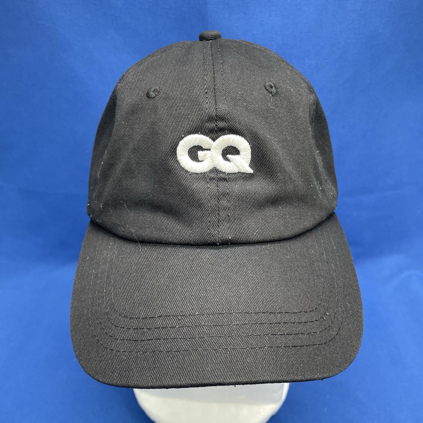 GQ Magazine Hat Proud Subscriber Strapback Baseball Cap Black