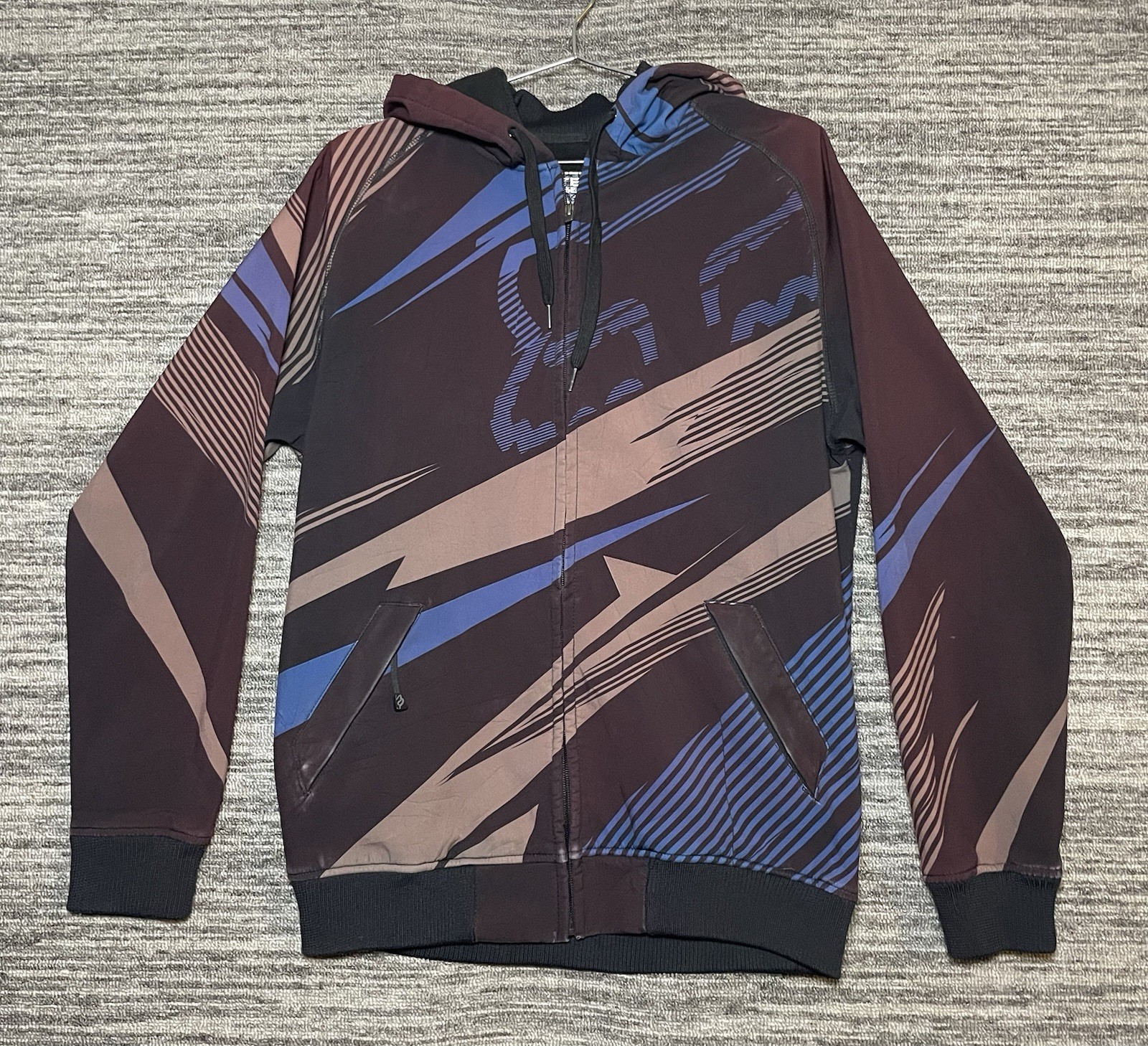 Fox Fit Tech FX-180 Series 5,000 mm Dark Maroon & Brown Jacket Size Medium