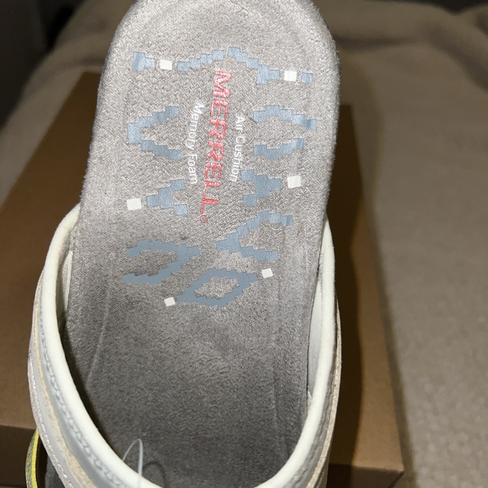 Merrell Terran Post II Sandals Womens Size 7-8,Beige Slip On Beach Gorpcore