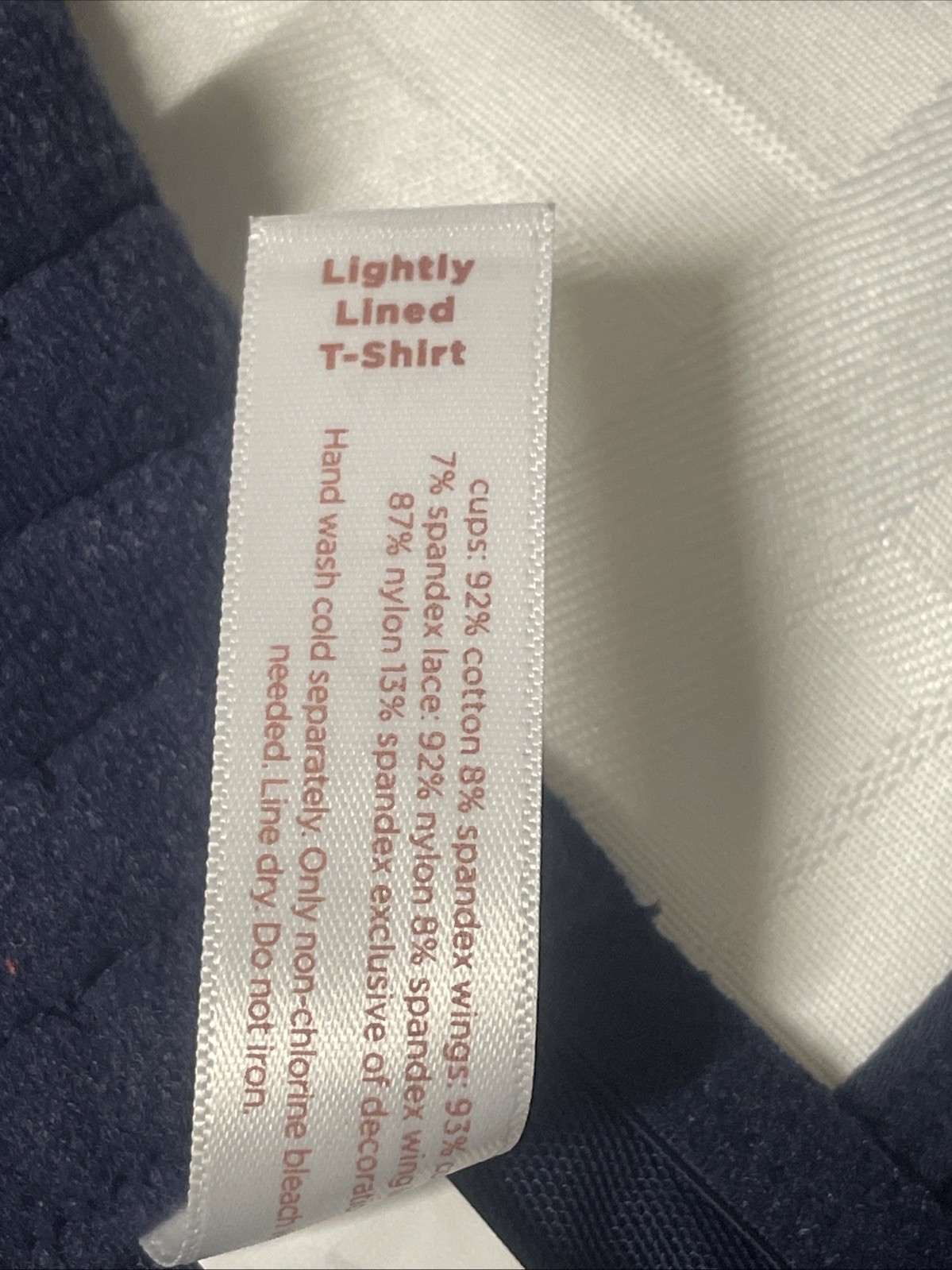 Cacique 98% Cotton Size 44C Full Coverage Stretch Lane Bryant Blue