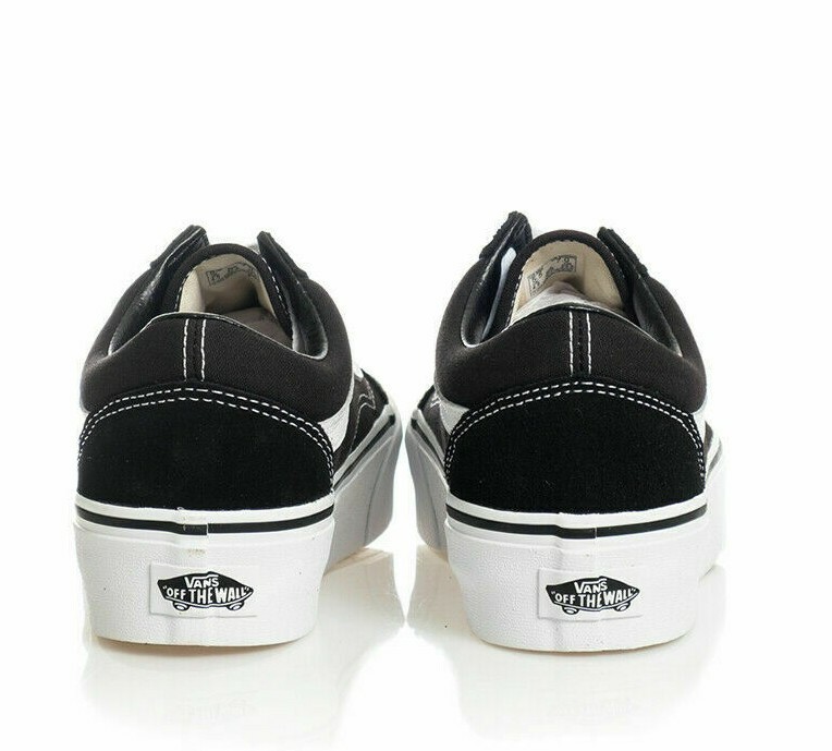 VANS Old Skool Plat unisex Classics black/ white Men’s Size 7.0 /women’s 8.5