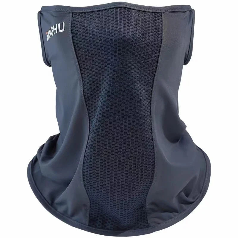 Sun Protection Face Mask Mesh Breathable UV Cover Ear Loop Sports Neck Gaiter