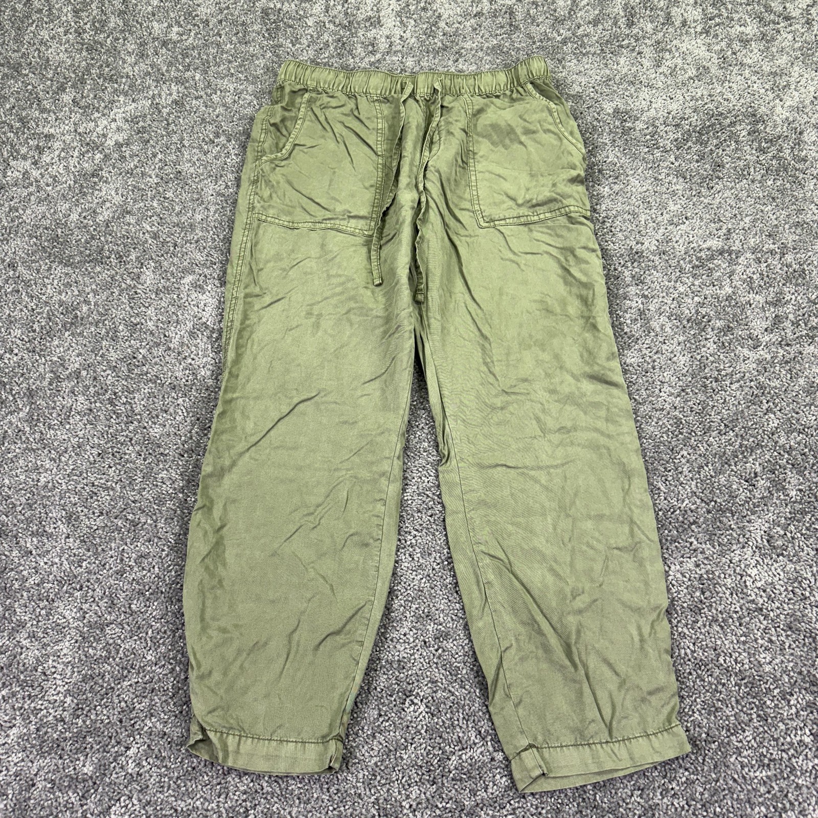 Sanctuary Pants Womens Large Green Jogger Elastic Waist Cuffed Pockets City