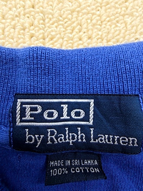 Polo Ralph Lauren Polo Shirt Mens XL Blue Cotton Red Pony Logo