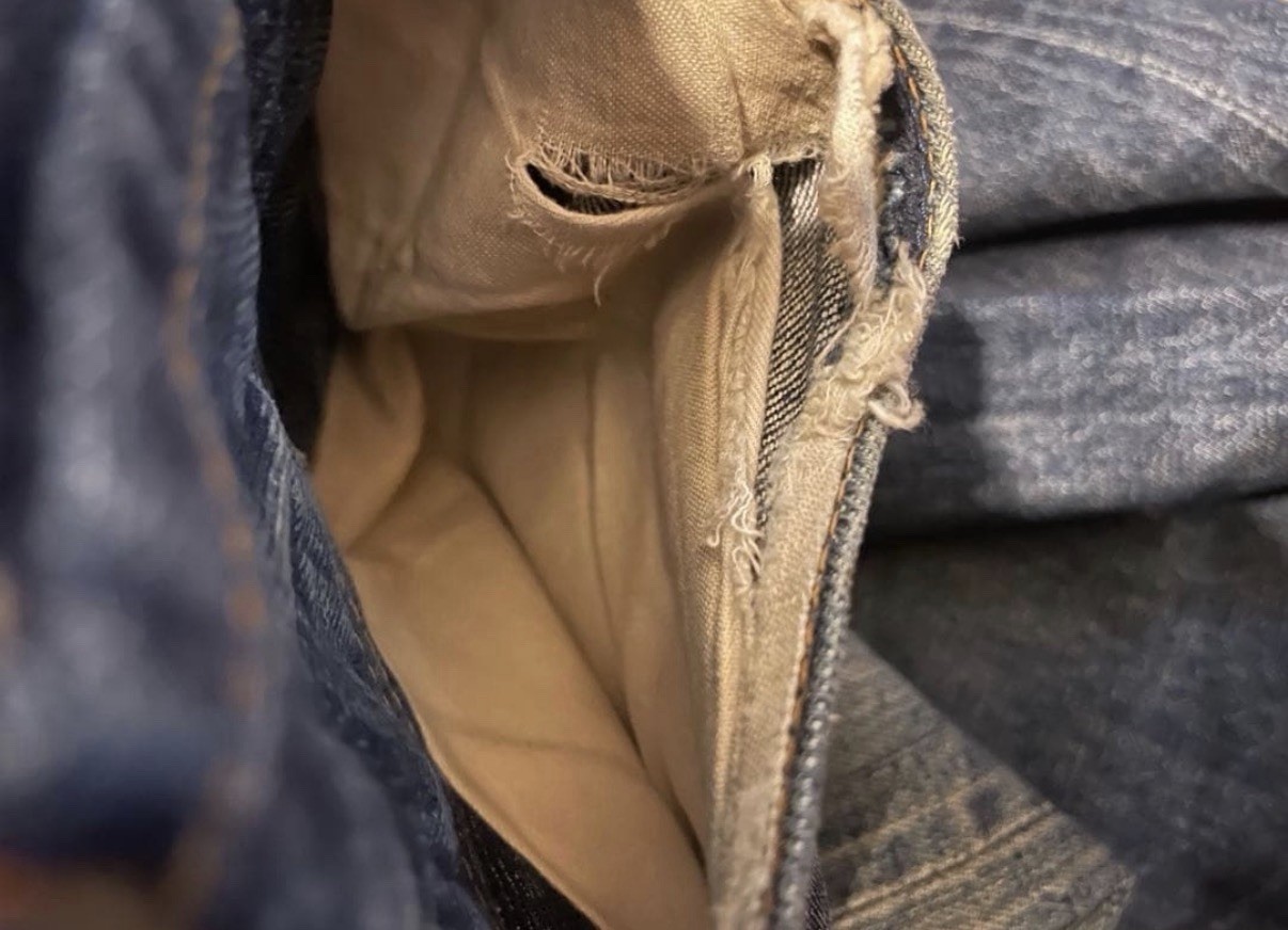 Levi’s 502XX Vintage Selvedge Grunge Wash Made in Japan Jeans W32 L36 Indigo