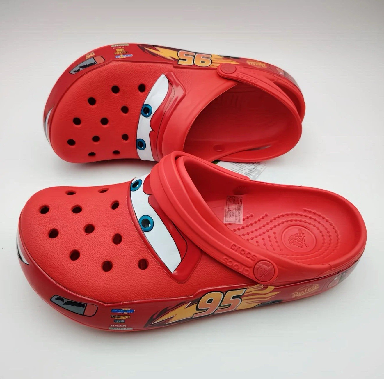 Disney Pixar Cars Lighting McQueen Crocs Men/Women Multiple Sizes No LightUp