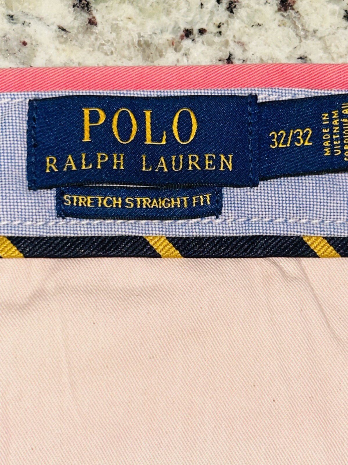 $115 Ralph Lauren Polo Men’s Stretch Straight Fit Flat Front Chino Pants 32×32