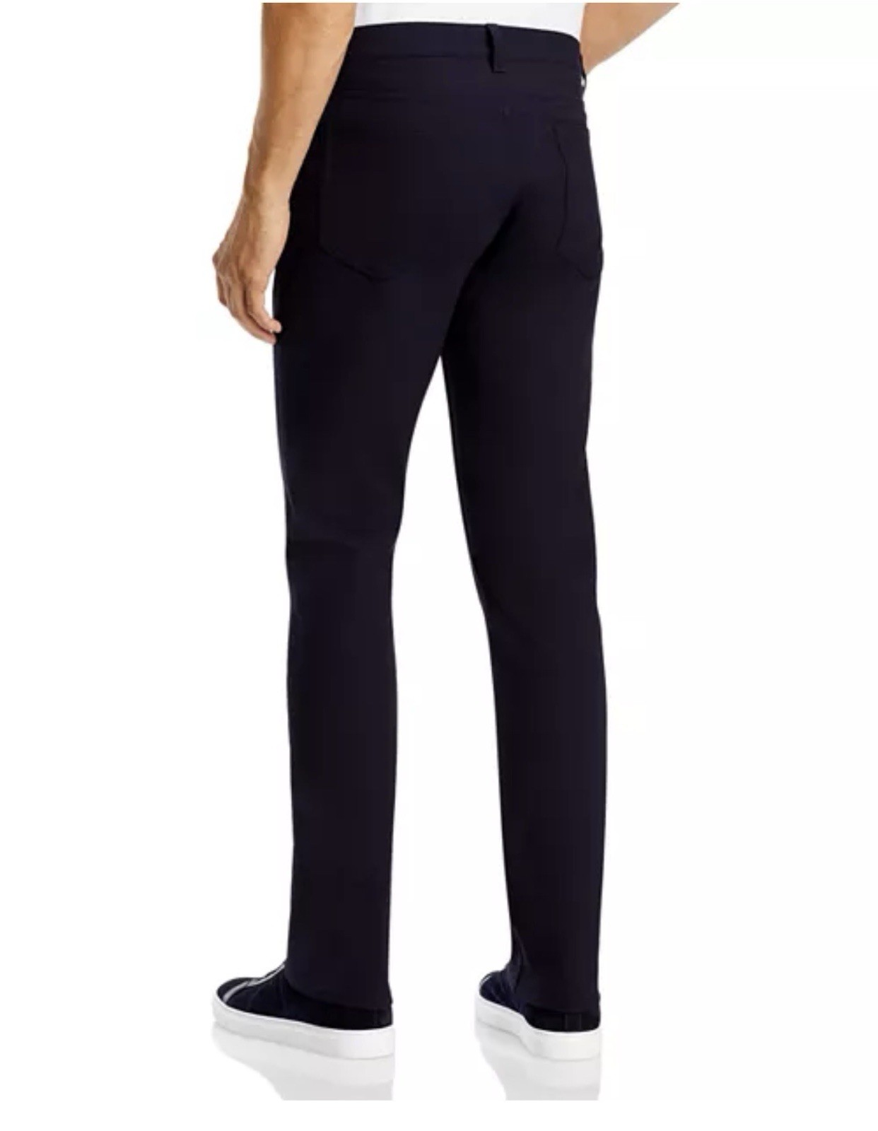 Theory Raffi Slim Fit Pants in Neoteric Twill Black Size 33