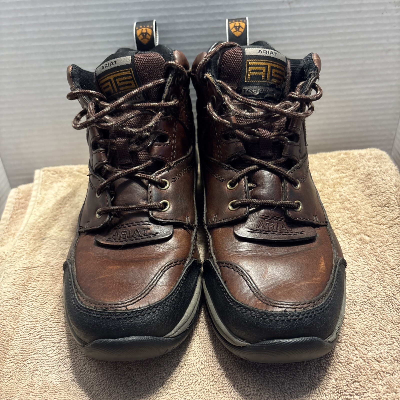Ariat Boots 10004138 ATS Advanced Torque Technology Brown – WMS Size 9 B Working