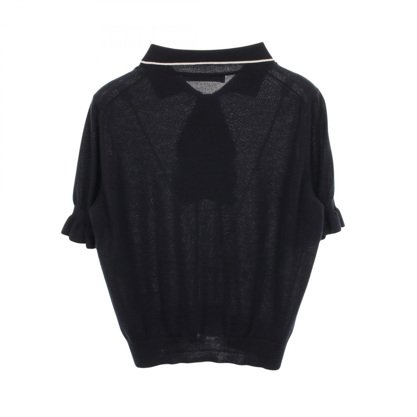 Dior BEE Embroidery Frill Short Sleeve Knit Blouse – DUTY FREE