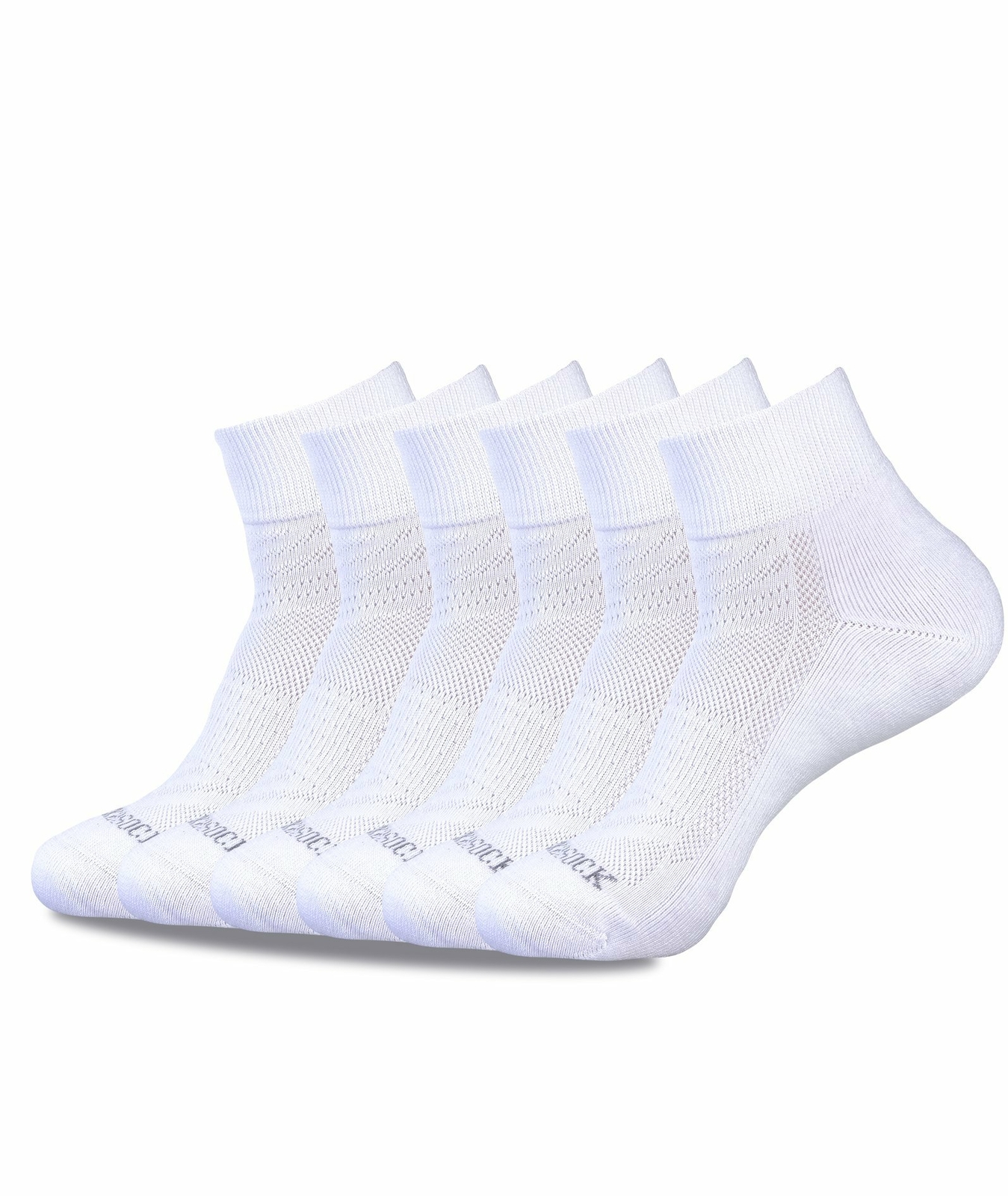 6 PACK COTTON ANKLE QUARTER CREW SOCKS SOFT CUSHION CASUAL LOW CUT