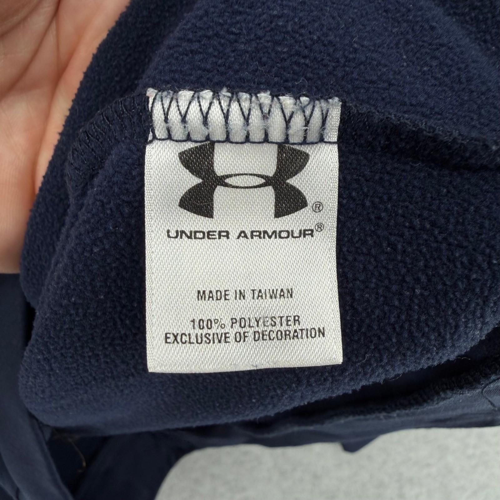 Under Armour Hoodie Mens XL Blue Notre Dame Shamrock Series 2014 UM8762ND1