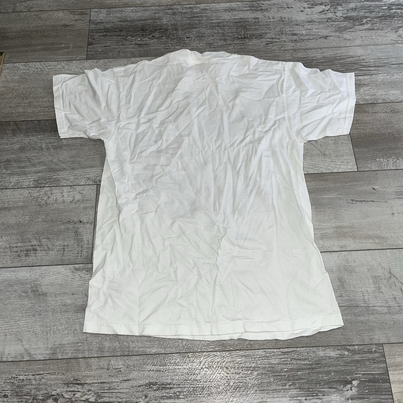 Vintage USA Graphic Tee White Tultex Medium “ Life Liberty Accept No Substitute”