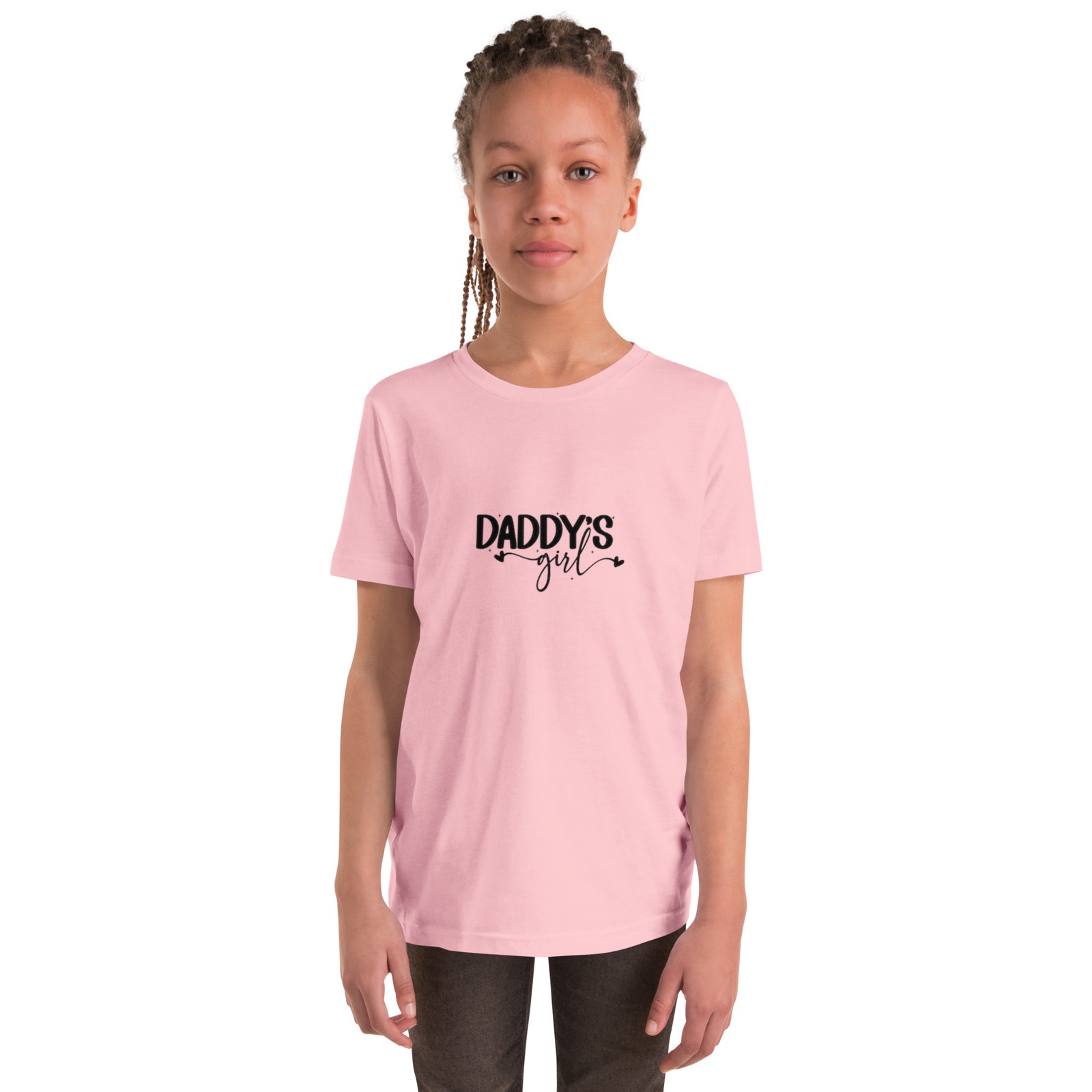Daddy’s Girl Youth Crew Neck Short Sleeve Shirt