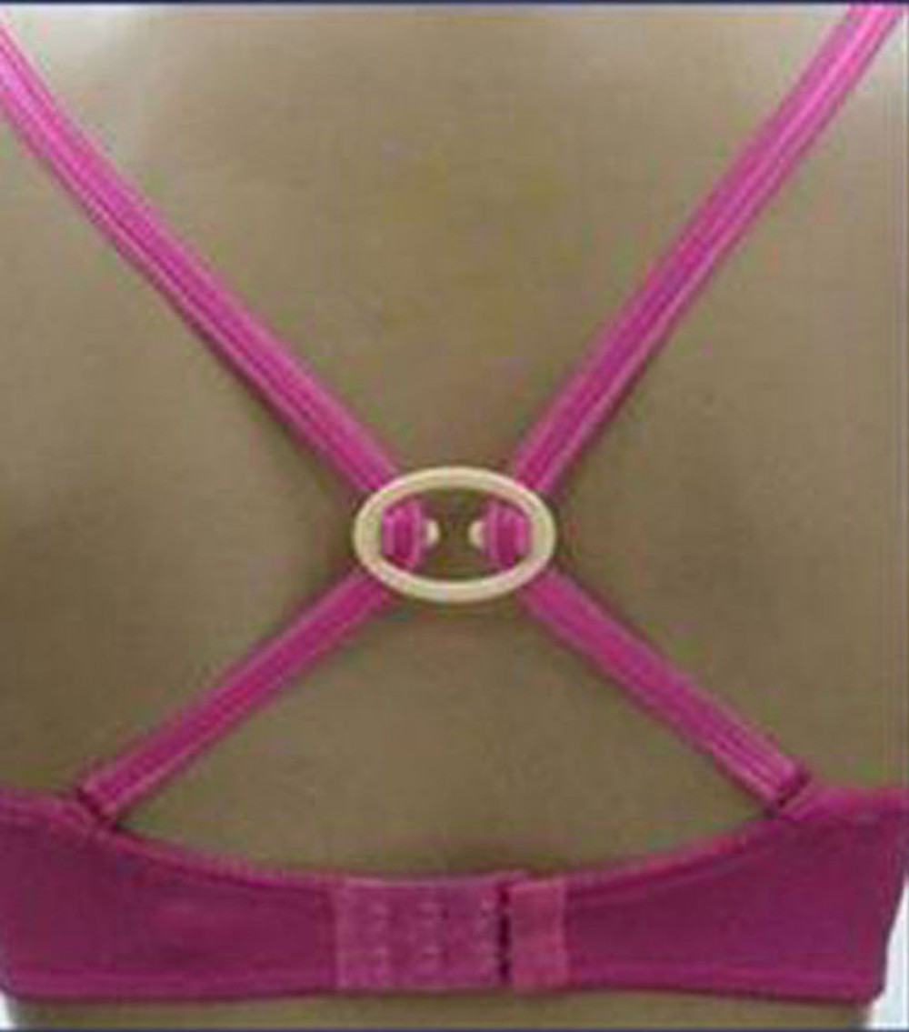 12 Oval Bra Clips That Adjusts Bra Straps and Support Busts Hassle-Free