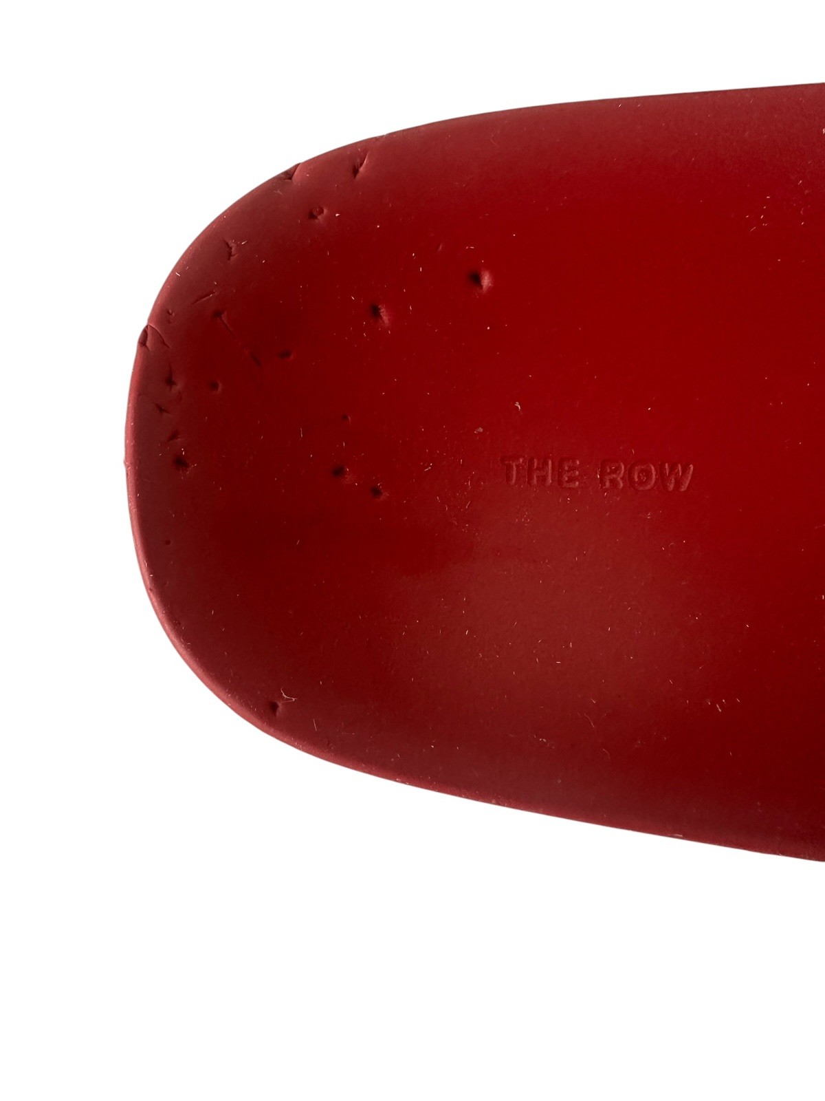 The Row AMA Slide Sandals – Red Rubber Slides – EU 40 / US 9 – Made in Italy