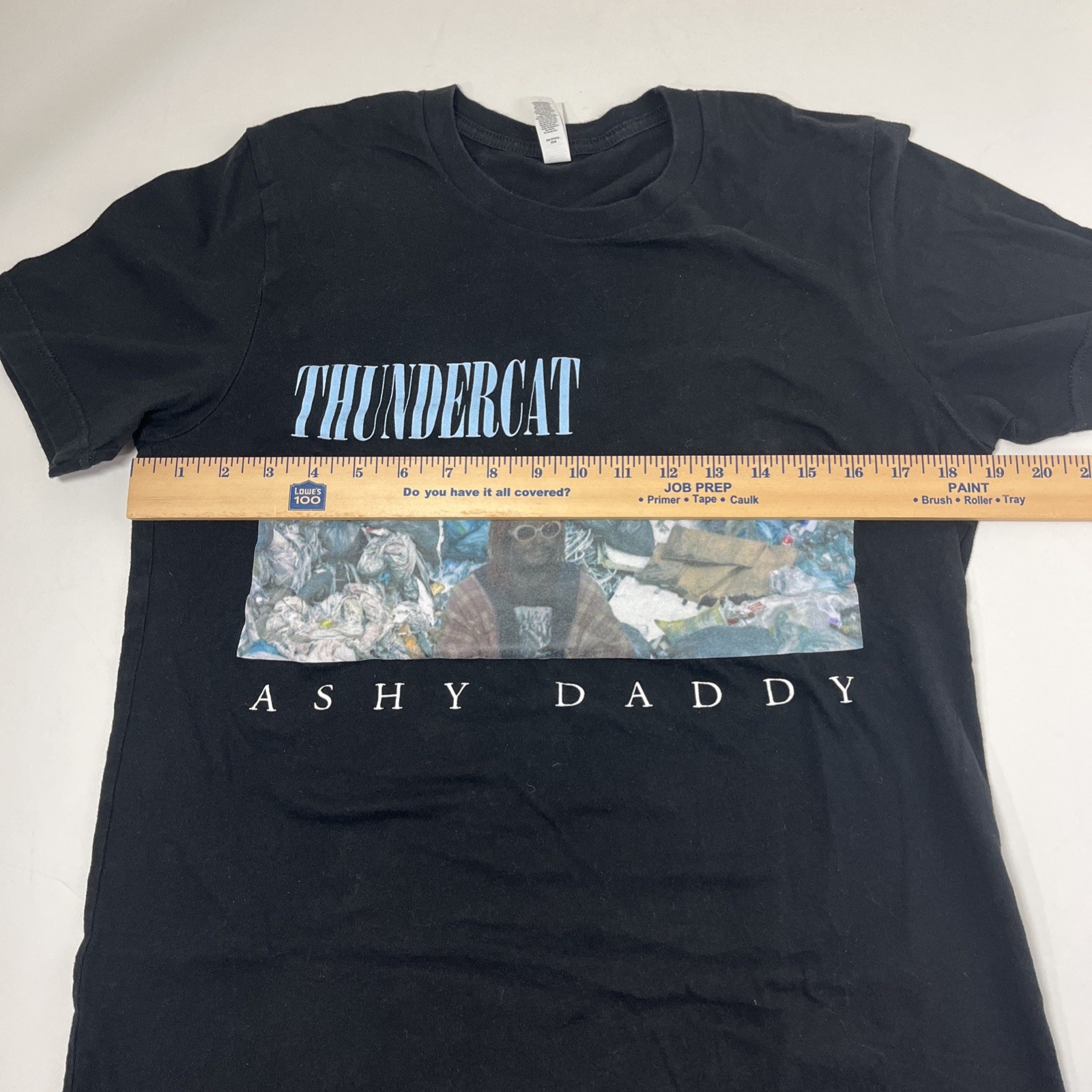 Thundercat – Ashy Daddy Graphic Tour T-Shirt Black Size M Short Sleeve Tee