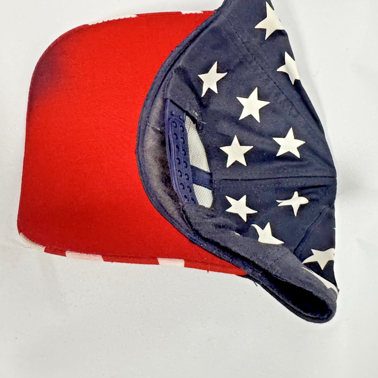 Vintage USA Eagle Flag Stars Hat Cap- Adjustable Embroidered Patriotic American