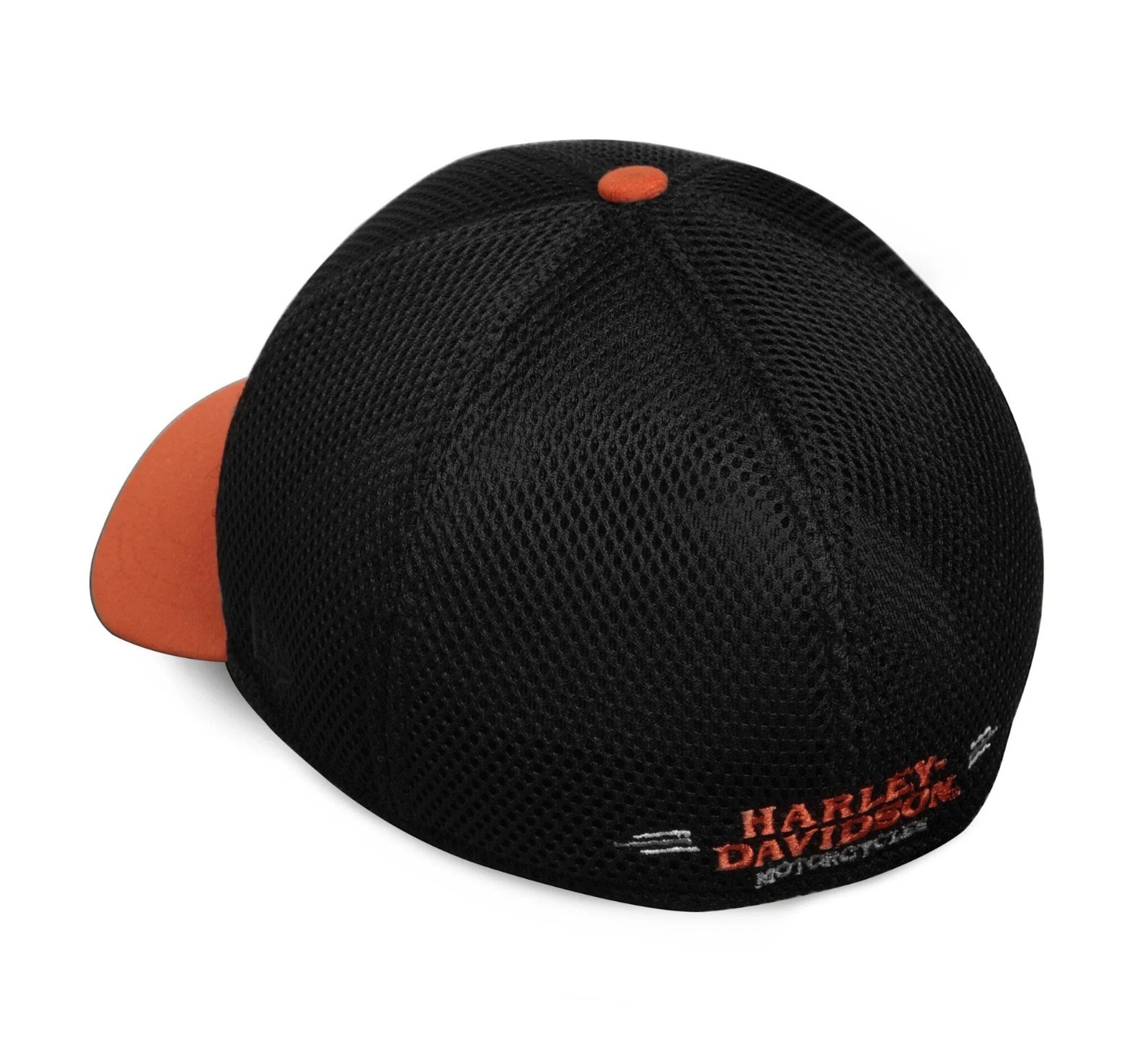 Harley-Davidson Stretch Fit Baseball Cap Colorblocked Logo, S/M – 99447-16VM