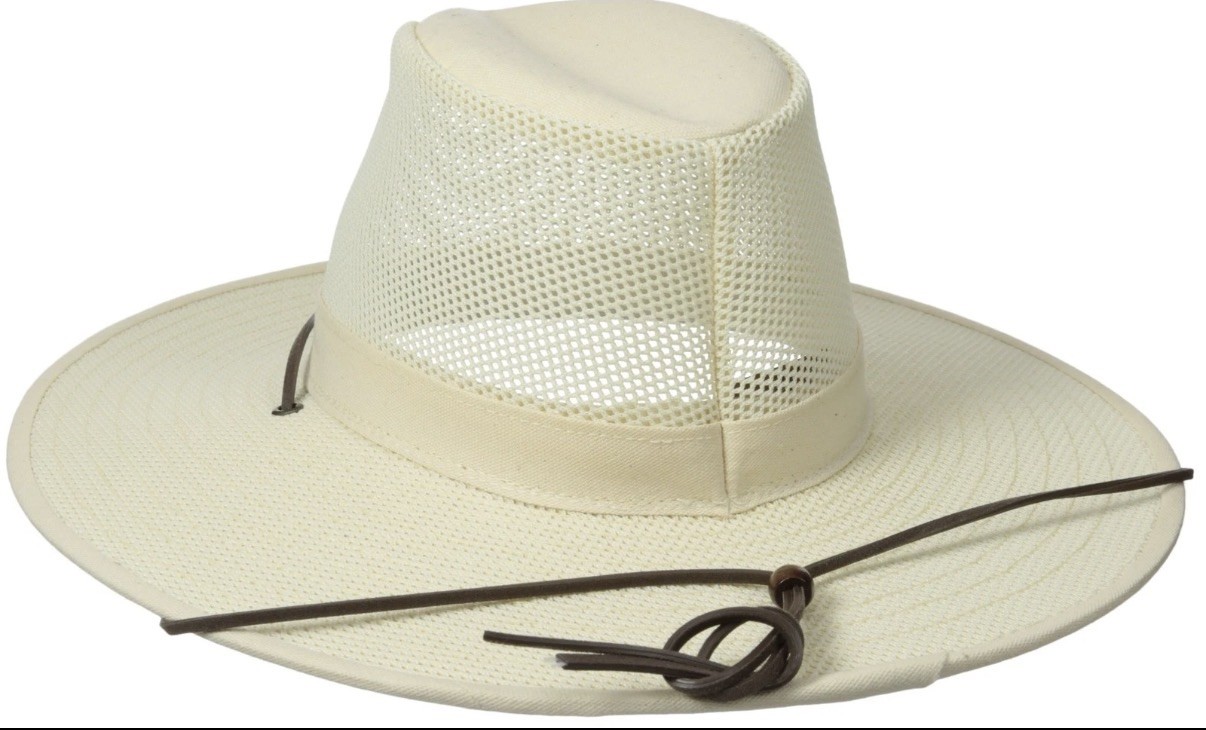 Henschel Crushable Soft Mesh Aussie Breezer Hat, Natural, 2XL
