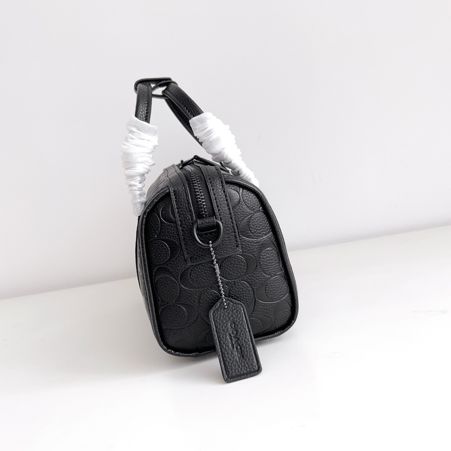 COACH Gotham Duffle 24 In Signature Leather Black CZ497 Outlet NEW