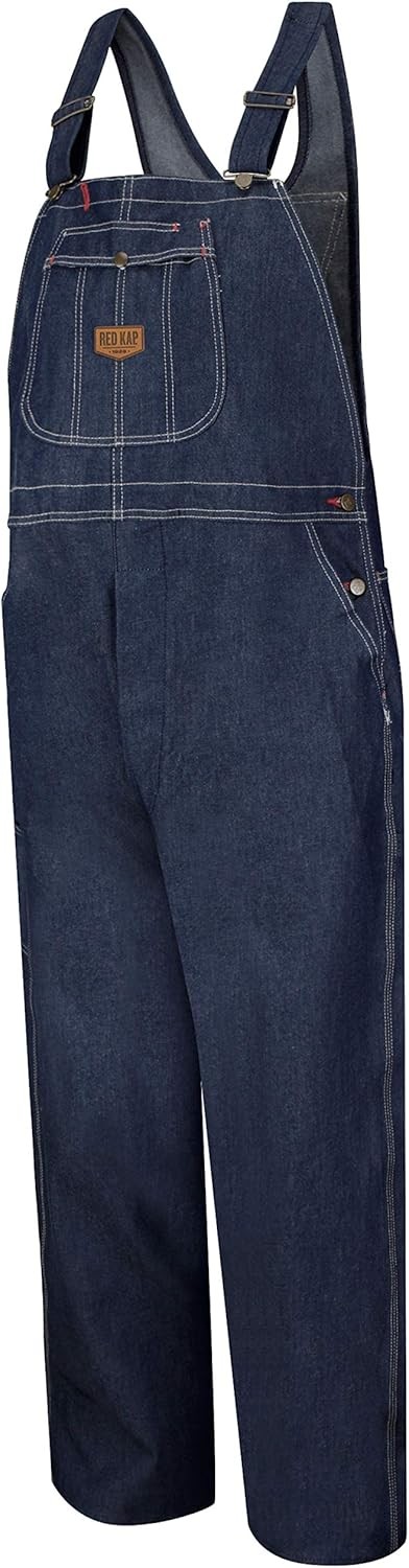 Red Kap Men’s Denim Bib Overall