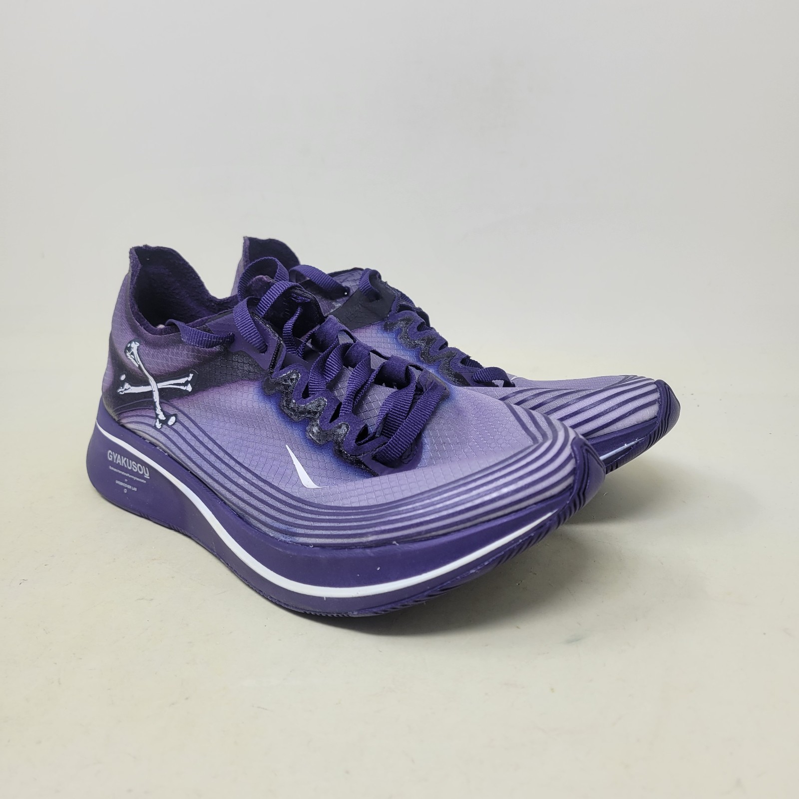 Nike Gyakusou Zoom Fly Men’s Size 5 AR4349-500 Ink/sail-dark Grey-black Purple