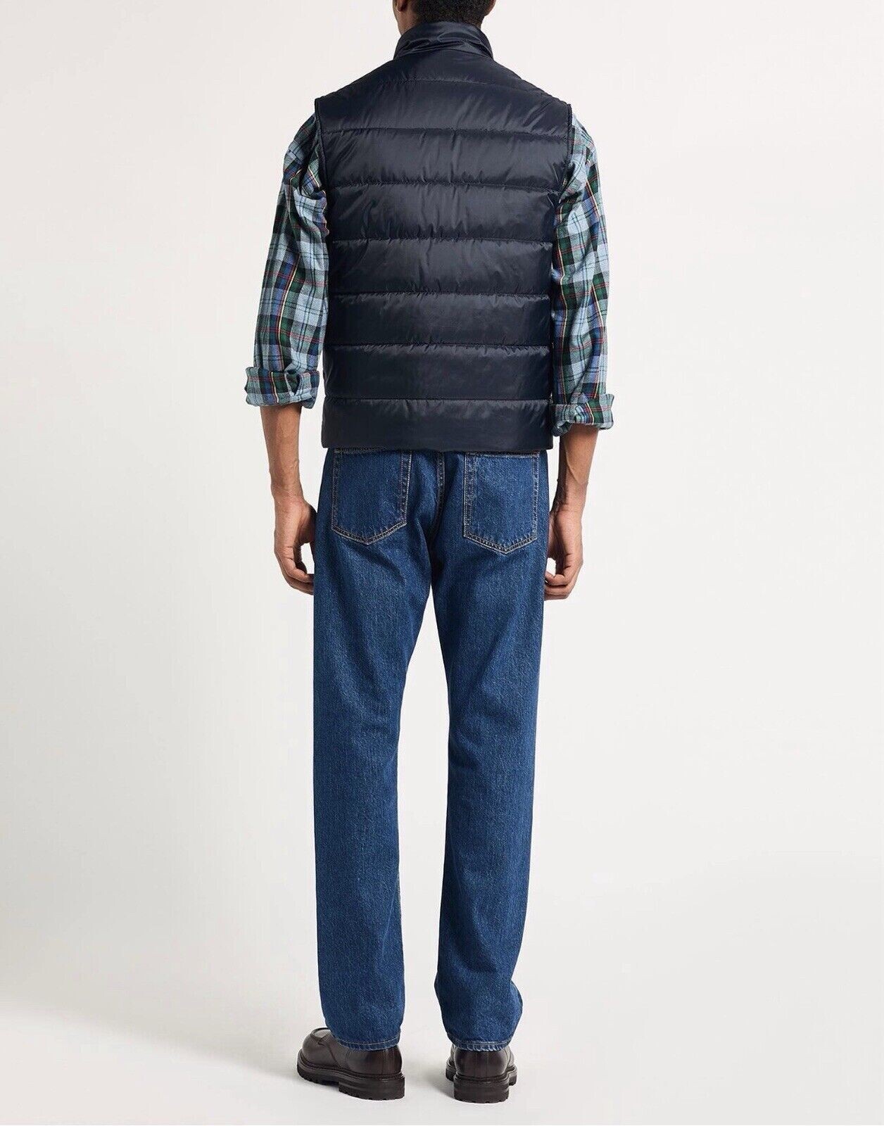 Eleventy Men’s Gilet Blue Jacket IT 56 (Like Loro Piana) 15800G 24in Pit to Pit