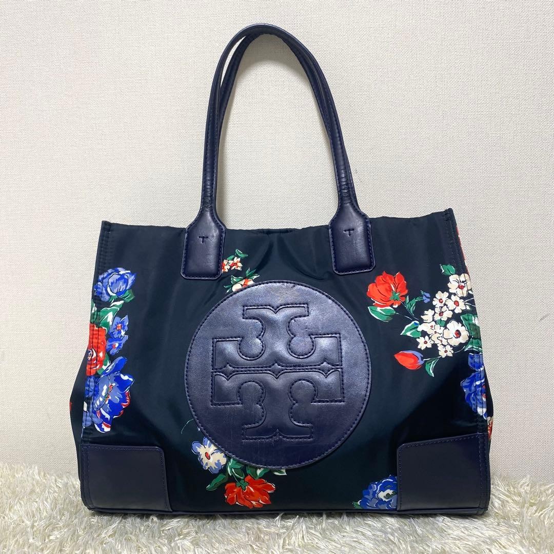 TORY BURCH Tory Burch Tote Bag Ella Botanical Floral Pattern
