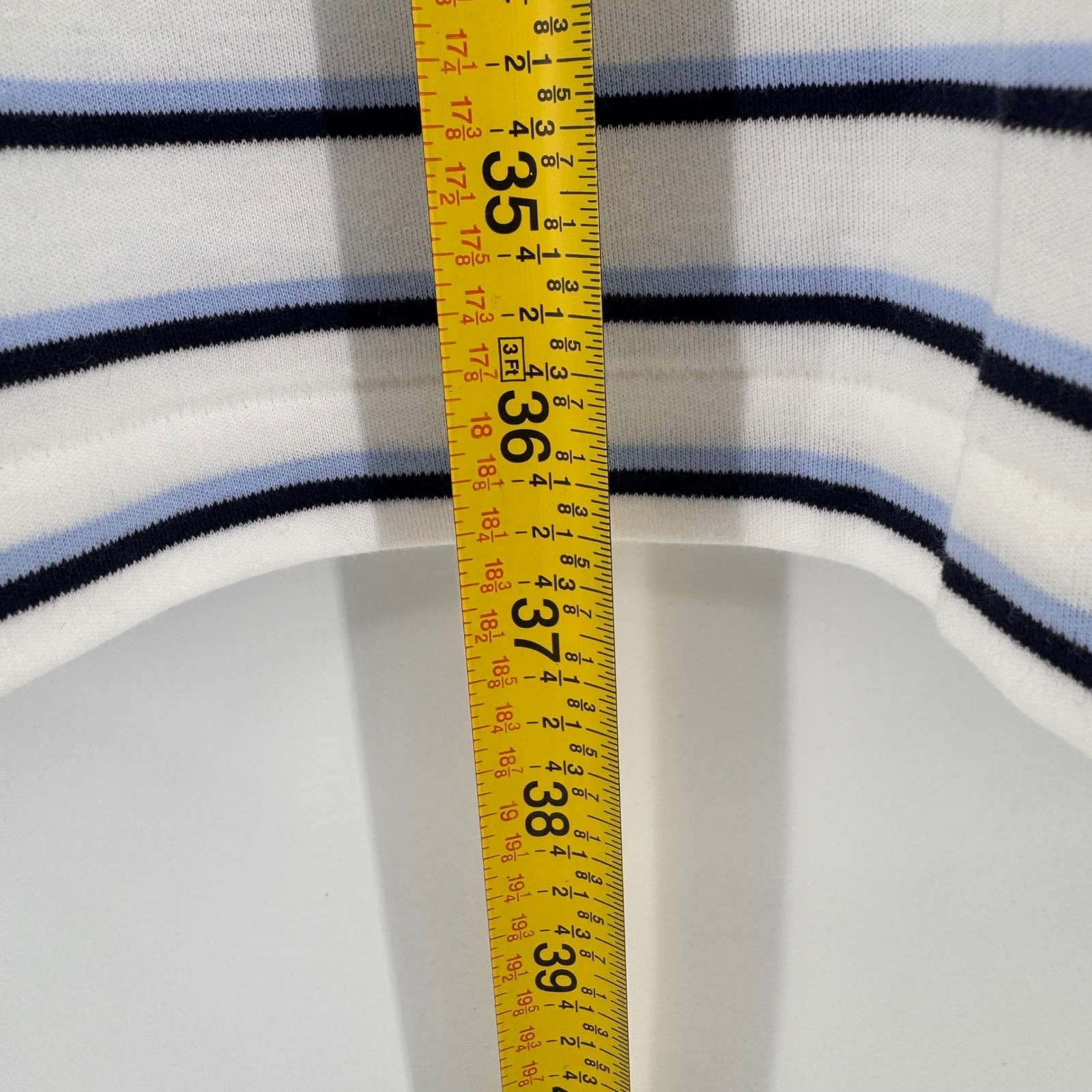 Polo Ralph Lauren Polo Shirt Mens 3XLT White Striped Big & Tall Short Sleeve