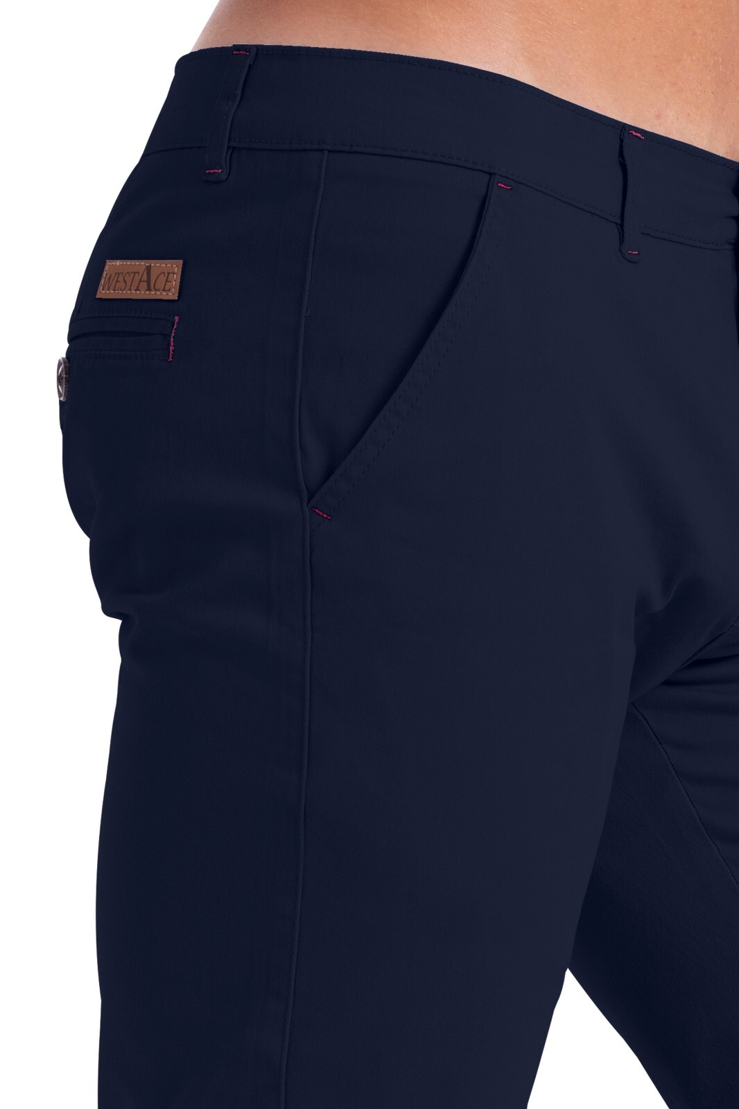 Mens Chino Summer Shorts Casual Cotton Slim Fit Spandex Beach Half Navy Pants