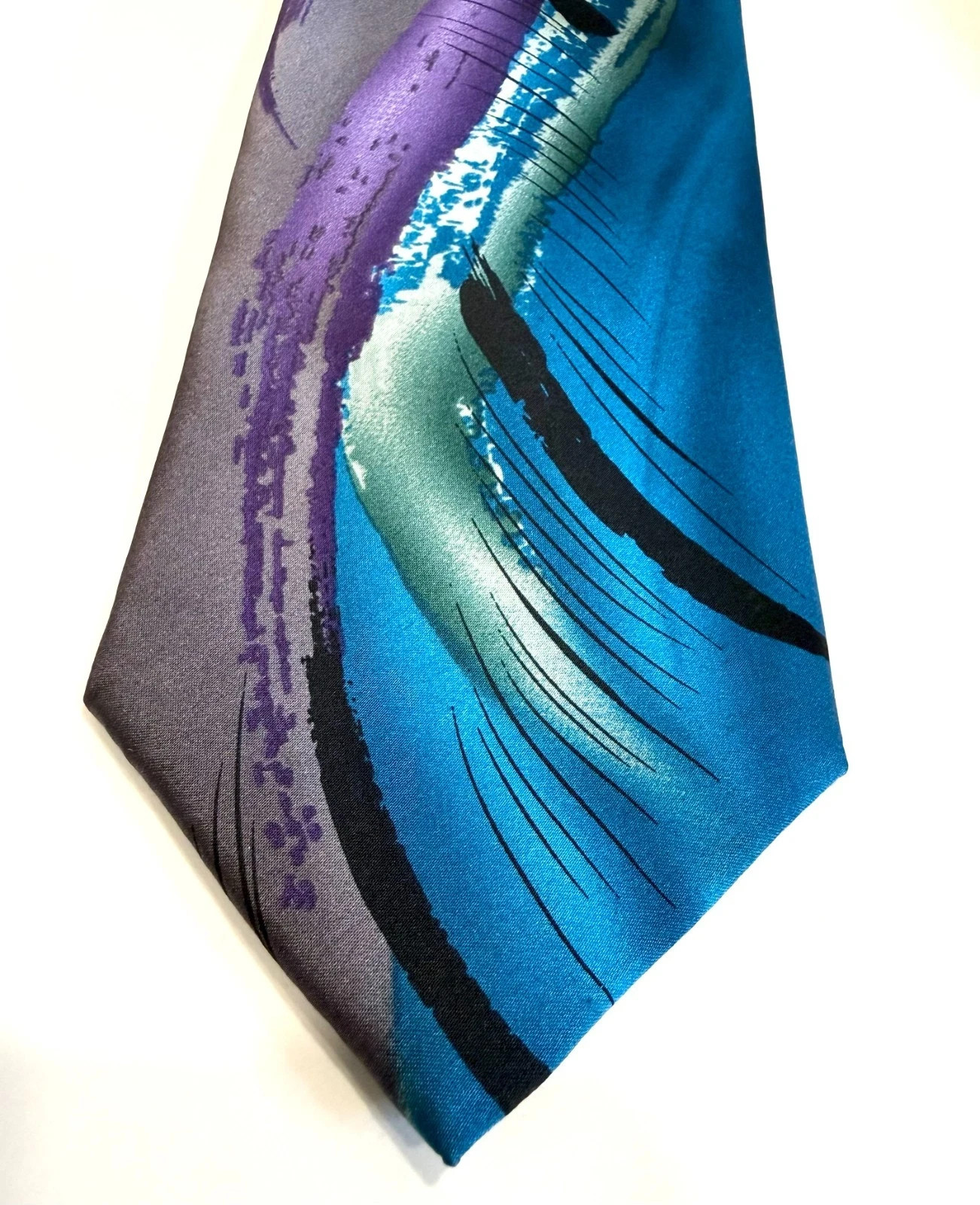 J. Garcia Vintage Tie Lot of 4 abstract geometric 80s 90s Y2K Modern 100% Silk