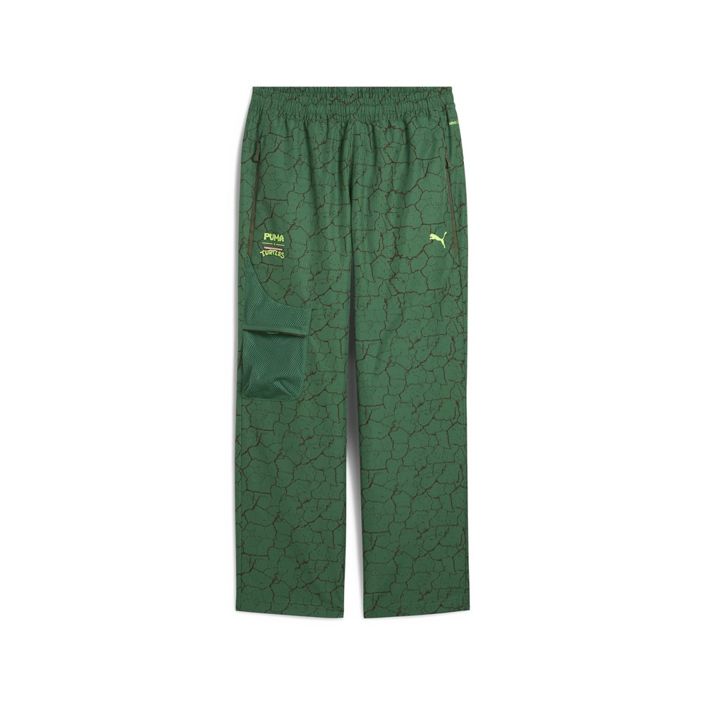 PUMA X Teenage Mutant Ninja Turtles Pumatech Relaxed Cargo Pants Mens Green Cas