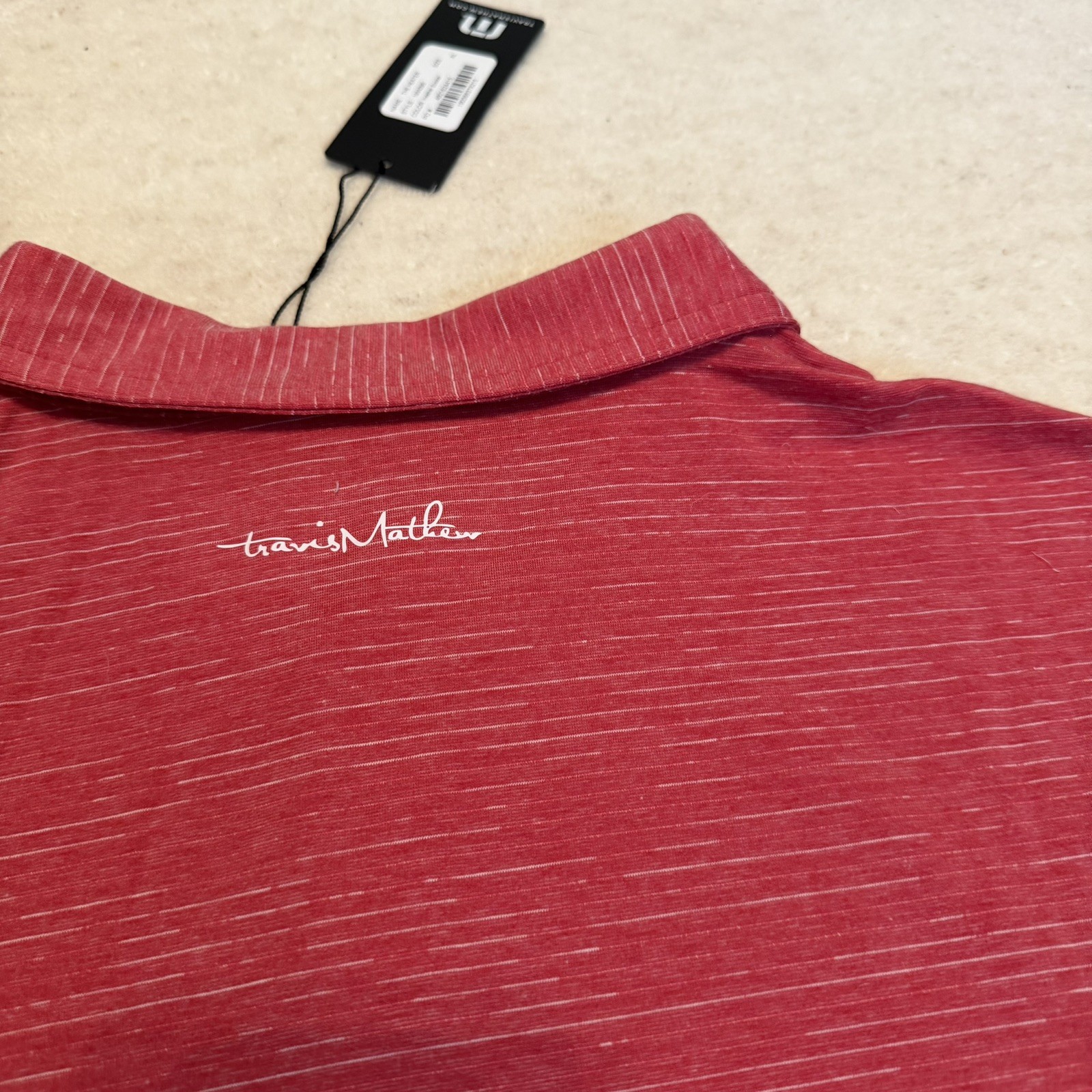 Travis Mathew The Heater Series Polo Scooter Red Mens Size XL Extra L NWT Golf