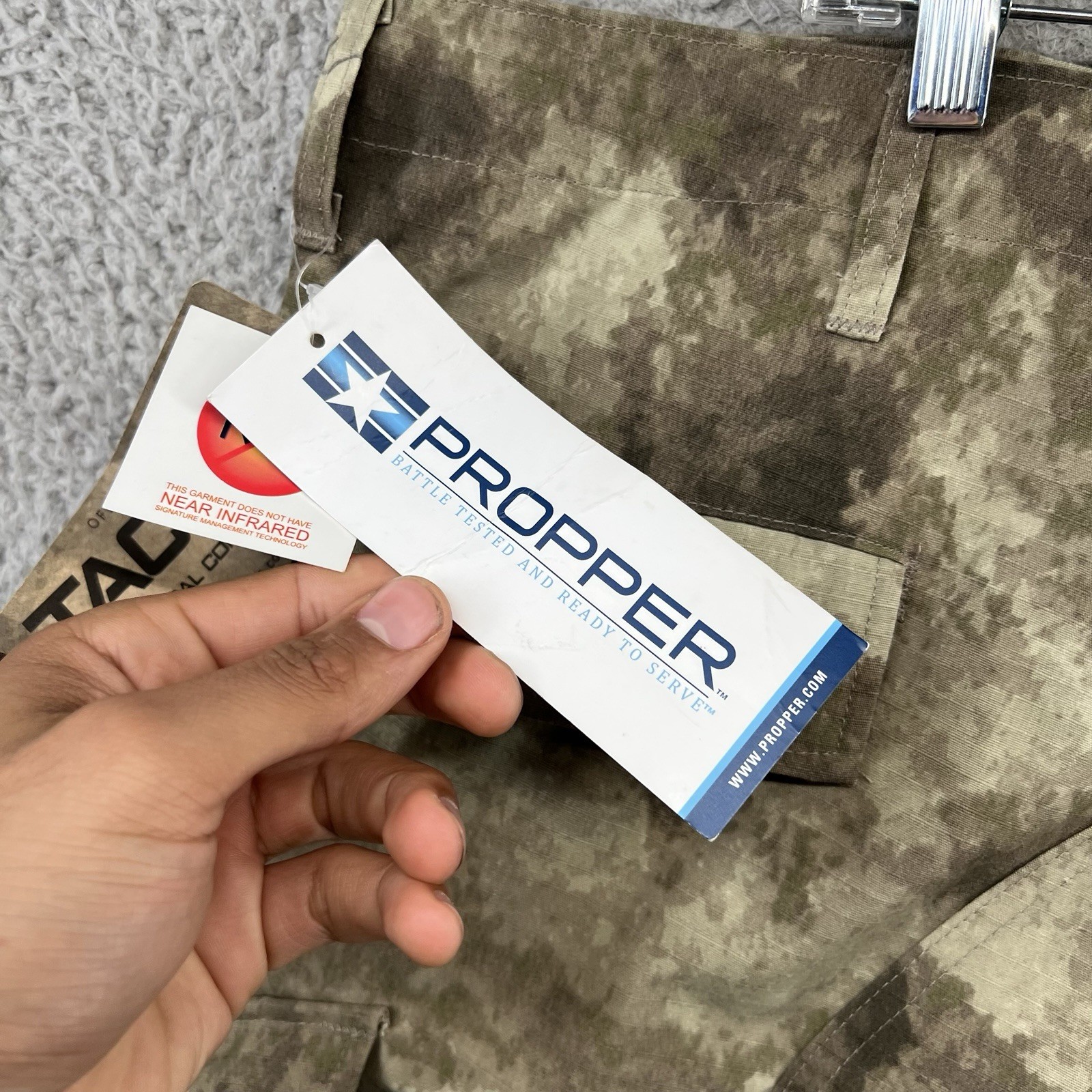 New Propper Atacs Camo Pants Mens XL Reg AU FG ACU Camouflage Military Cargo