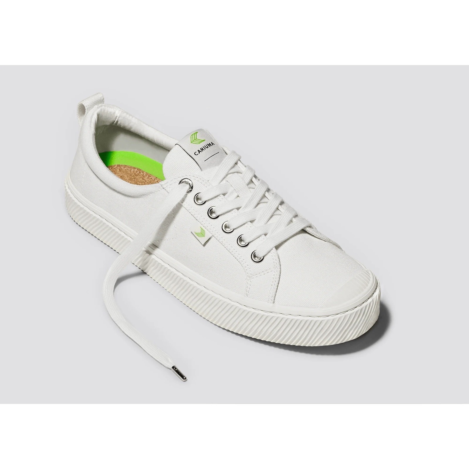 Cariuma OCA Low Womens Shoes Sz 9/Men 7.5 Canvas Round Toe Lace Up Sneakers