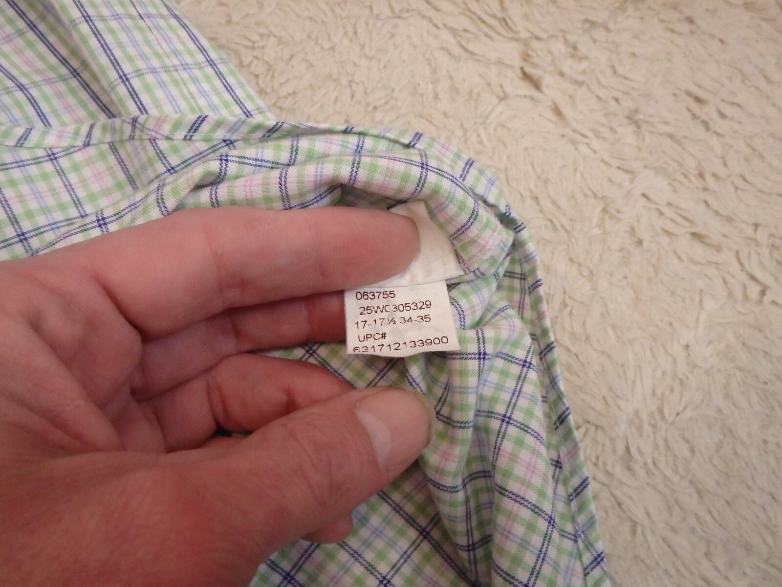 Chaps Mens Shirt XL Button Up Long Sleeve