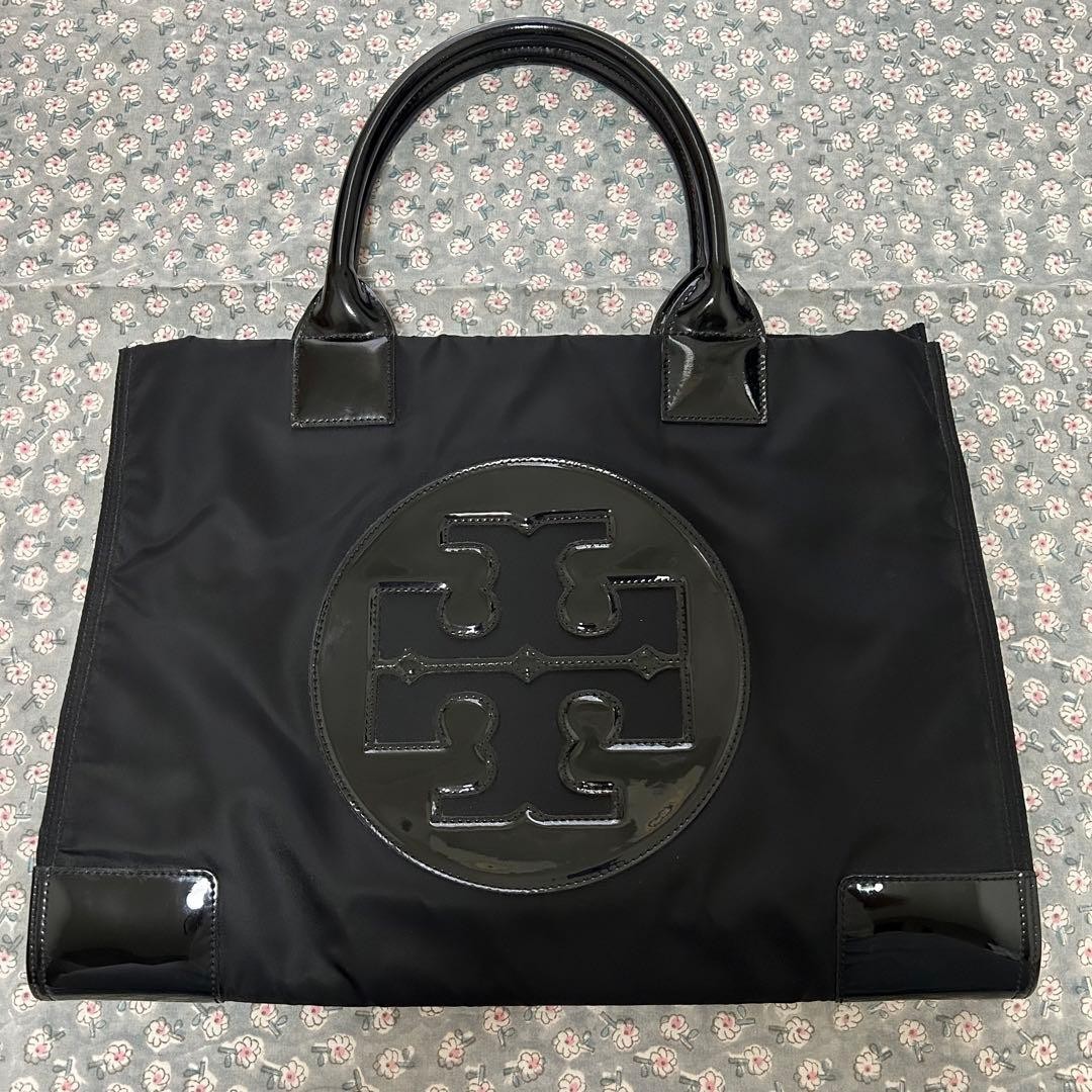 TORY BURCH Tory Burch Ella Tote Bag Nylon Enamel