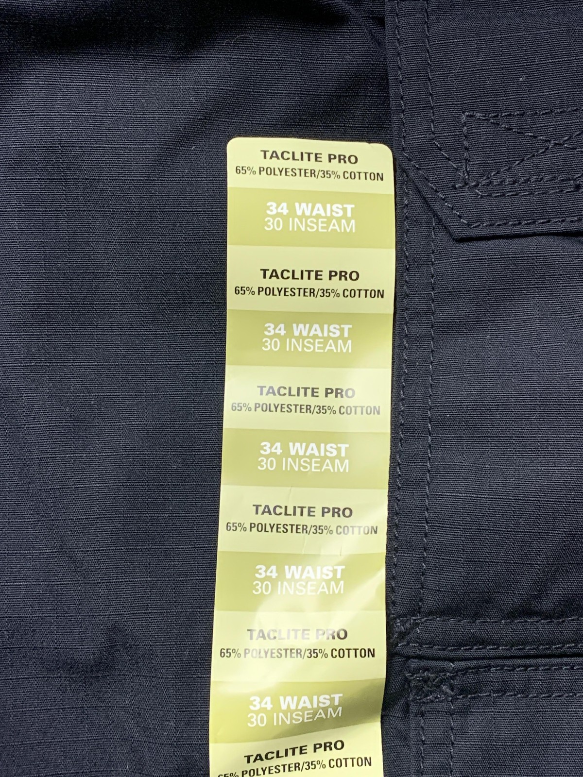 5.11 Tactical Pants Mens 34×30 Blue Taclite Pro Cargo Elastic Waist Work Ripstop