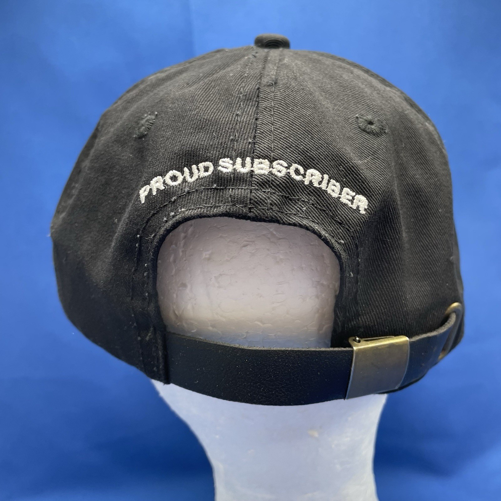 GQ Magazine Hat Proud Subscriber Strapback Baseball Cap Black