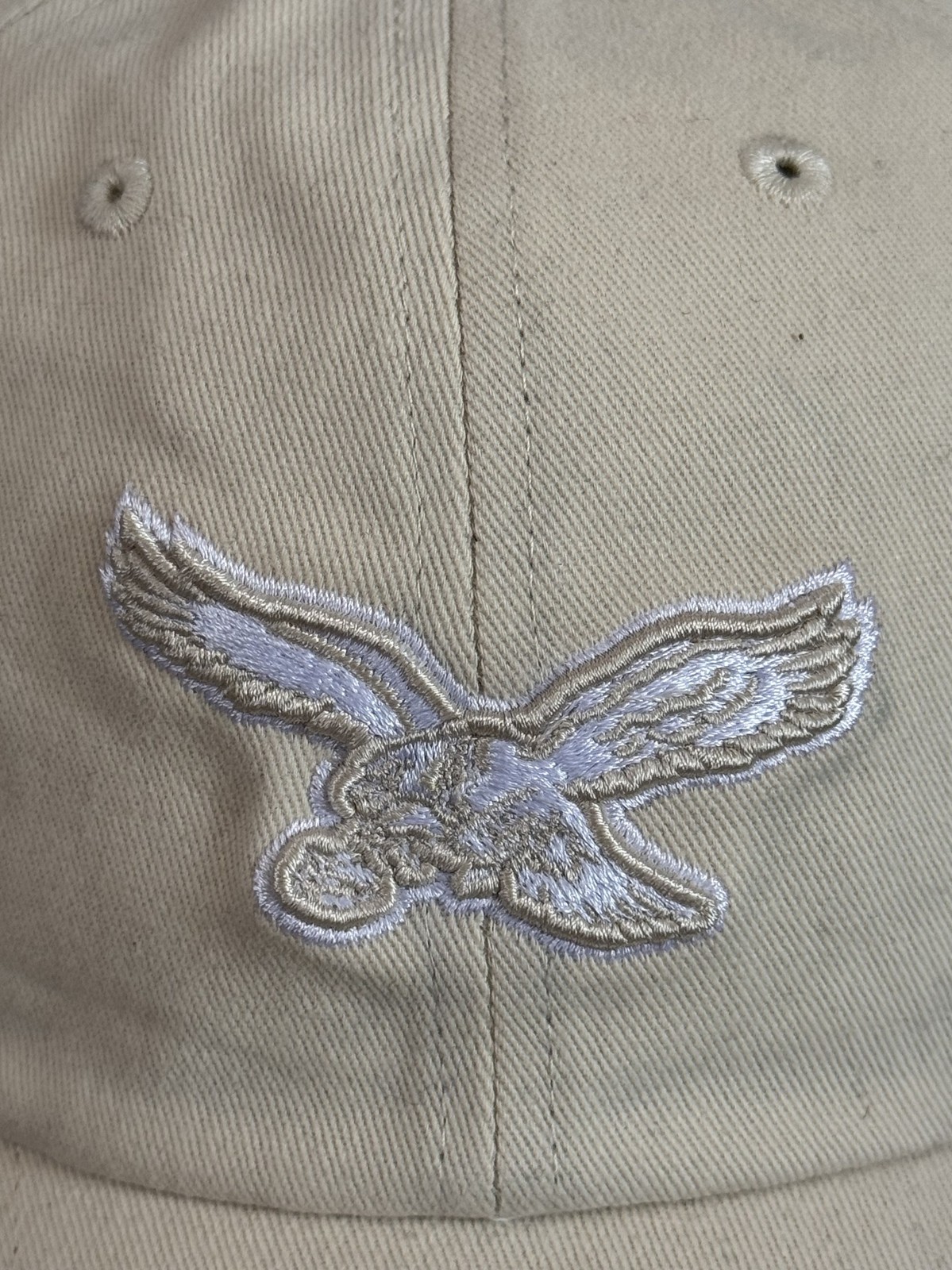 Mitchell & Ness Eagles Dad Hat Strapback Cream NFL Cap Unknown Size