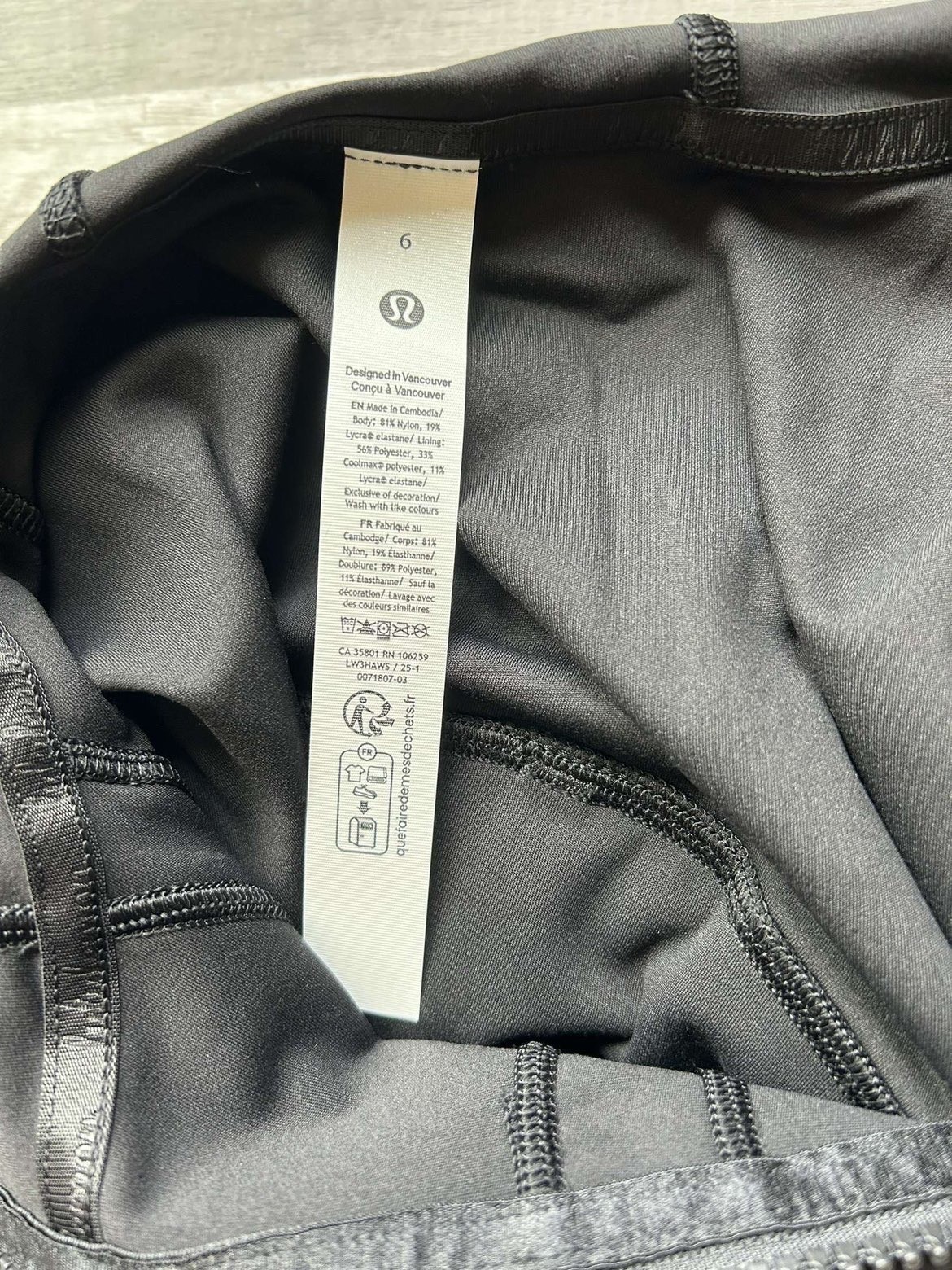 Lululemon Define Jacket Hooded Nulu Full Zipper Black Size 6 Small