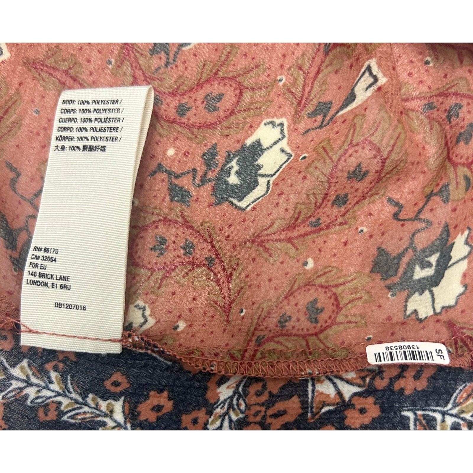 Free People Dani Button Down Long-Sleeve Blouse, Size S