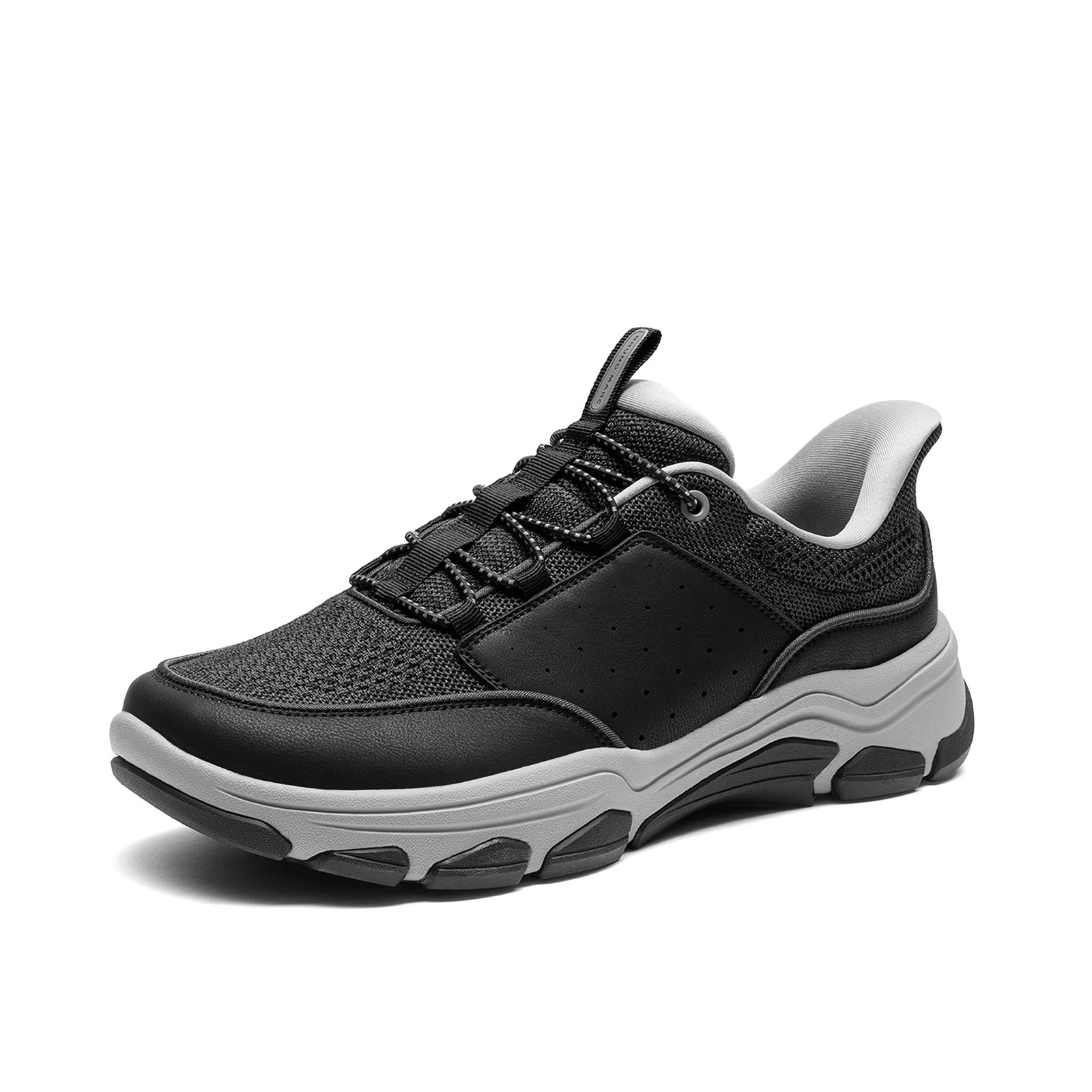 Men’s Hands-Free Slip-On Waterproof Loafers Wide Toe Non-Slip Walking Shoes