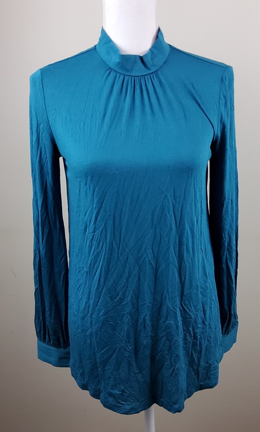 LOFT Ann Taylor Women’s Long Sleeve Knit Blouse Blue Size S