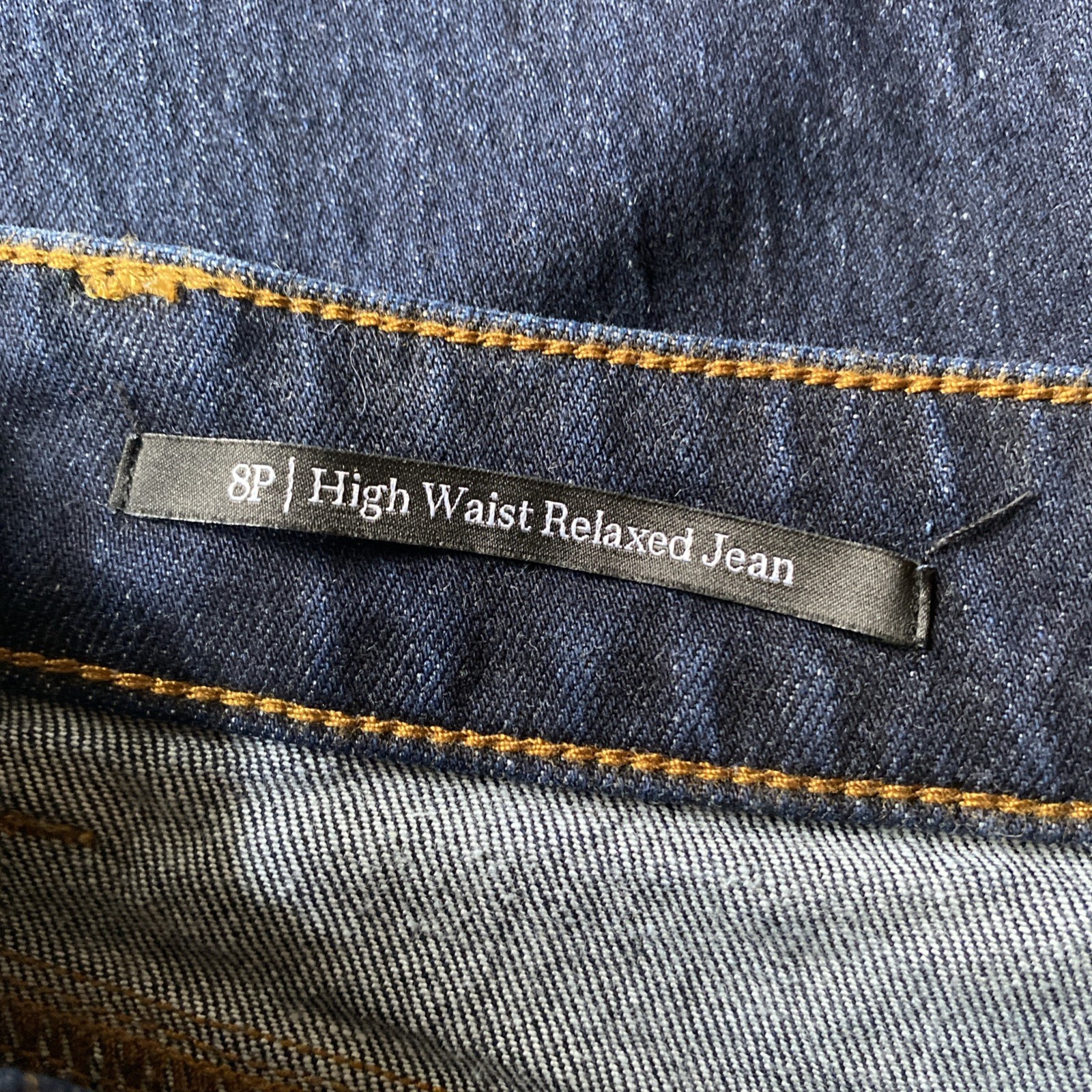 Talbots Jeans Women’s 8P 30×28 Blue High Waist Relaxed Straight Leg Full Length
