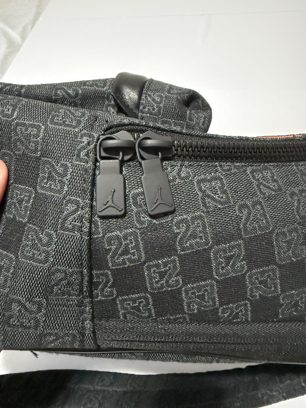 Nike Air Jordan Monogram 20L Black Patch Backpack Bookbag Bag MA9155-023 NEW