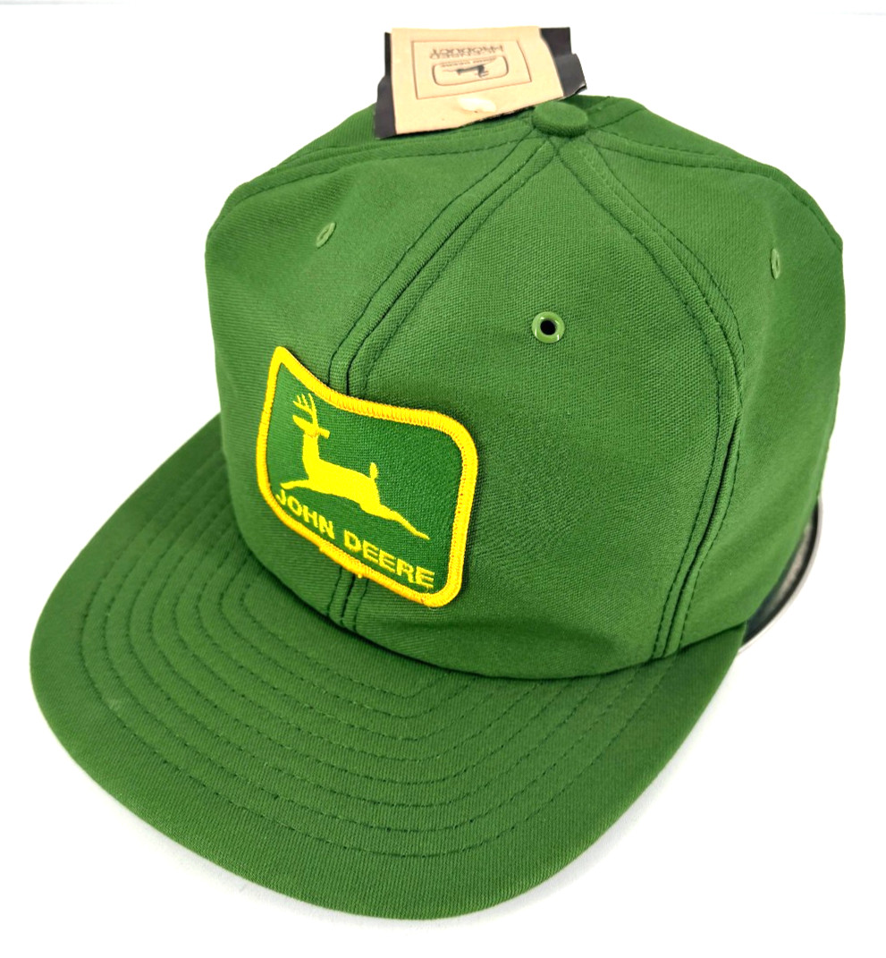 Vintage John Deere Snapback Hat Green Farm Patch Louisville Mfg. Co. NWT(Read!!)