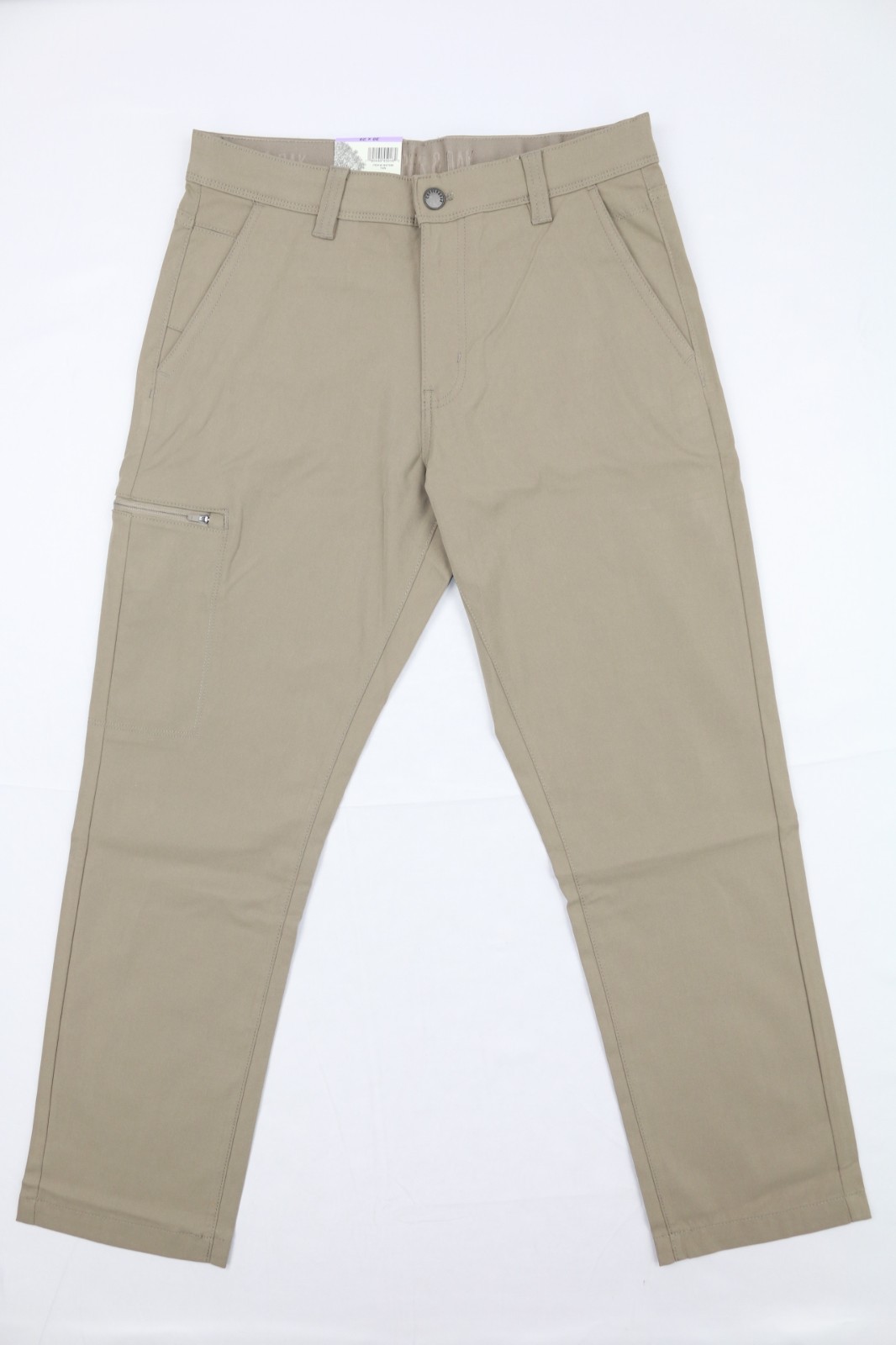 Copper and Oak Supply Co Utility Pants Men 30×29 Tan Straight Fit Tech