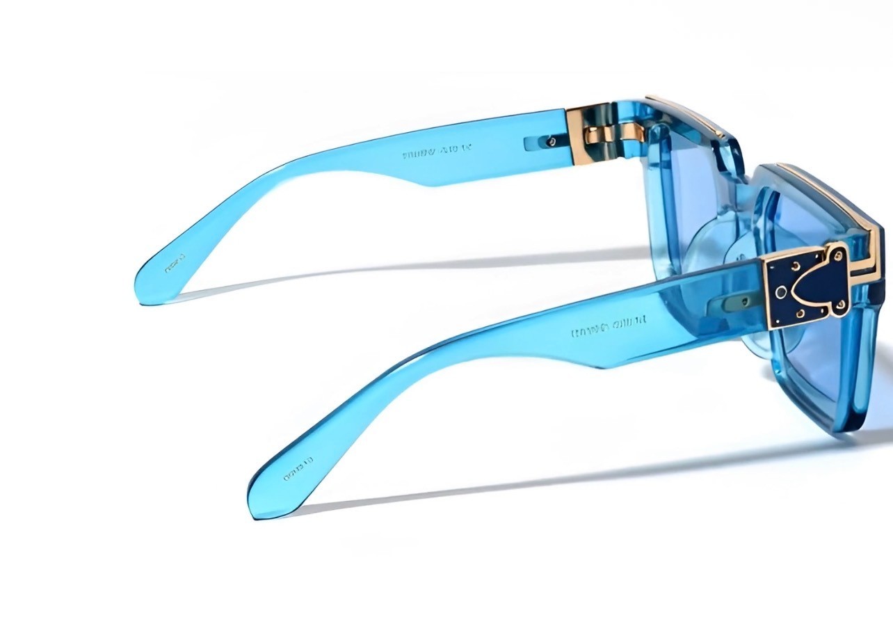 MEN OVERSIZED THICK SHADES SQUARE SUNGLASSES RETRO DESIGNER FASHION CLASSY 2023